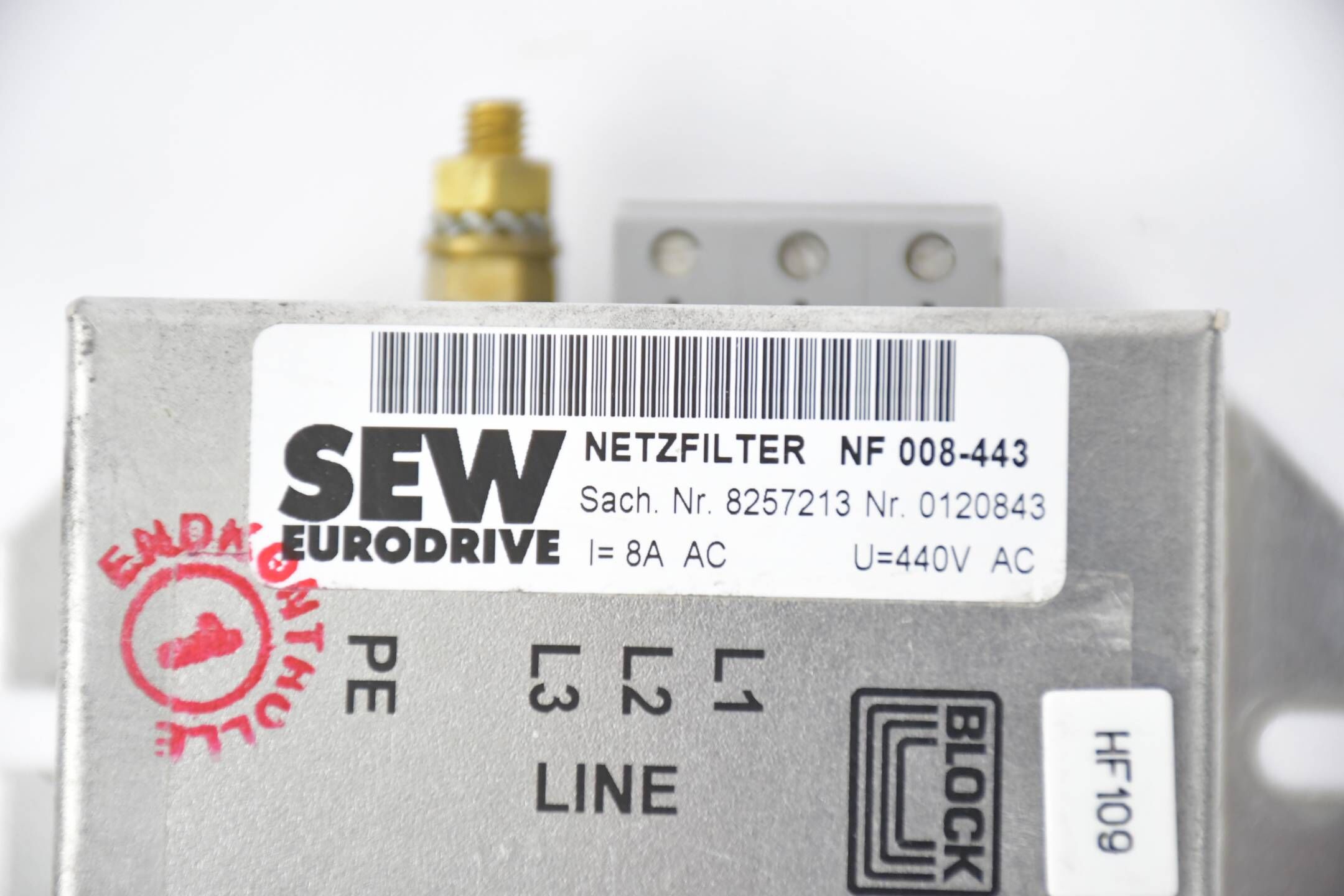 SEW Eurodrive Netzfilter NF 008-443