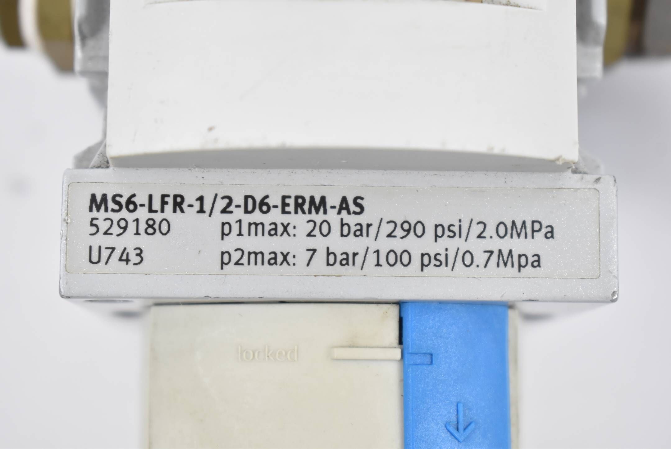 Festo Filter-Regelventil MS6-LFR-1/2-D6-ERM-AS ( 529180 ) 