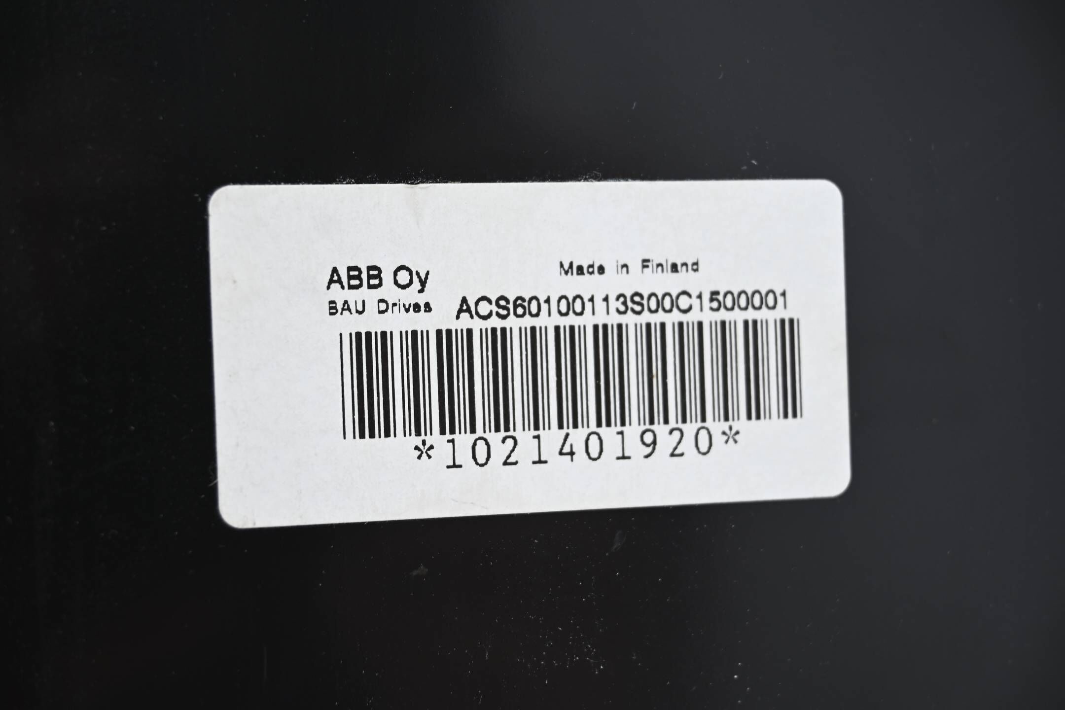 ABB Frequenzumrichter ACS60100113S00C1500001 inkl. Control Panel CDP 312