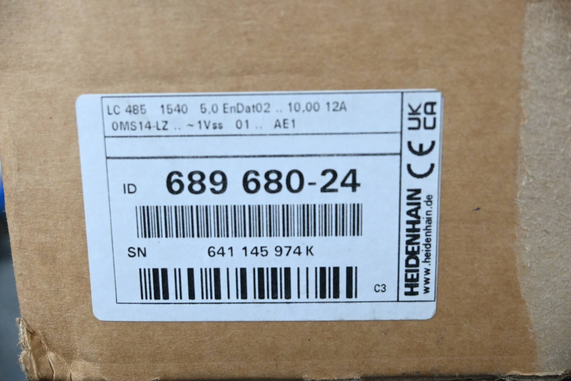 Heidenhain Absolutes gekapseltes Längenmessgerät LC485 ( 689680-24 ) Ver. C3