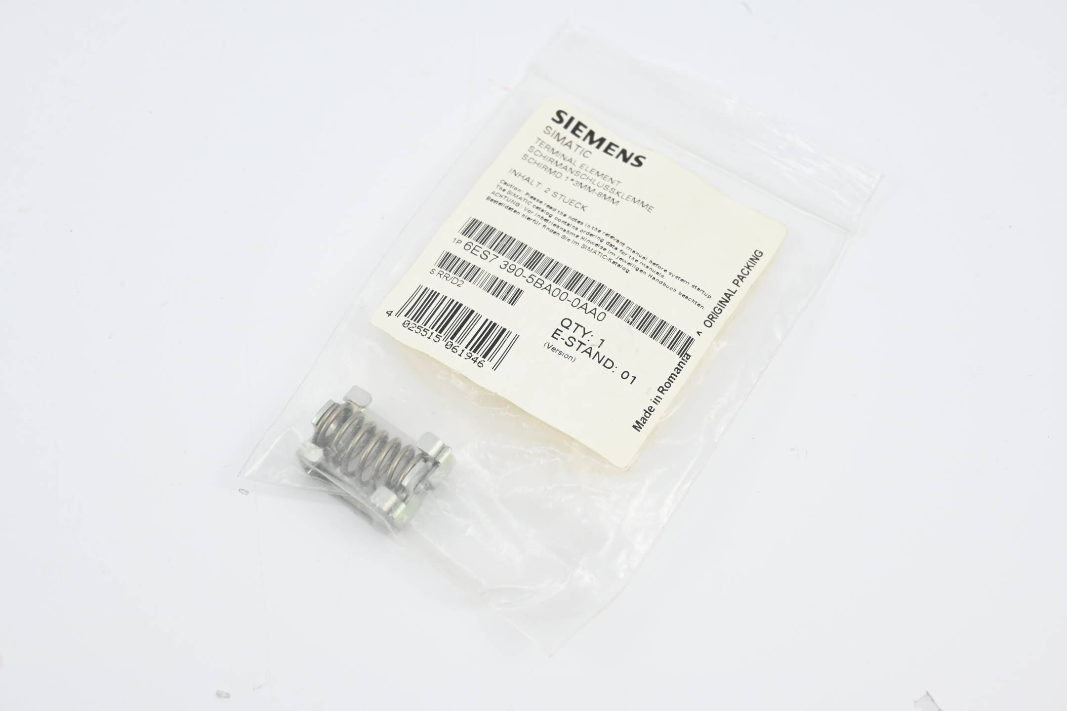Siemens Simatic S7 Anschlussklemme 6ES7390-5BA00-0AA0 ( 6ES7 390-5BA00-0AA0 )