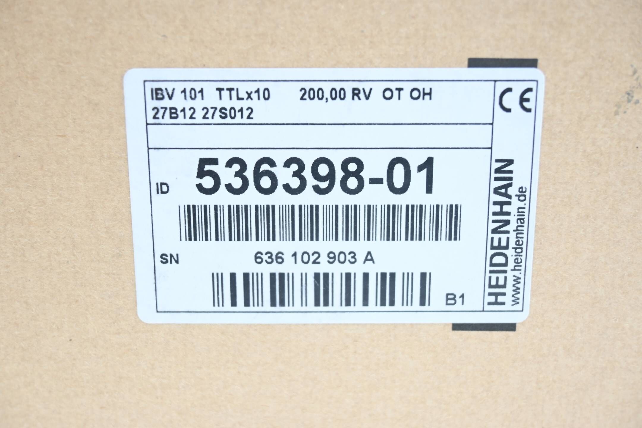 Heidenhain Signalkonverter IBV 101 ( 536398-01 ) Ver. B1