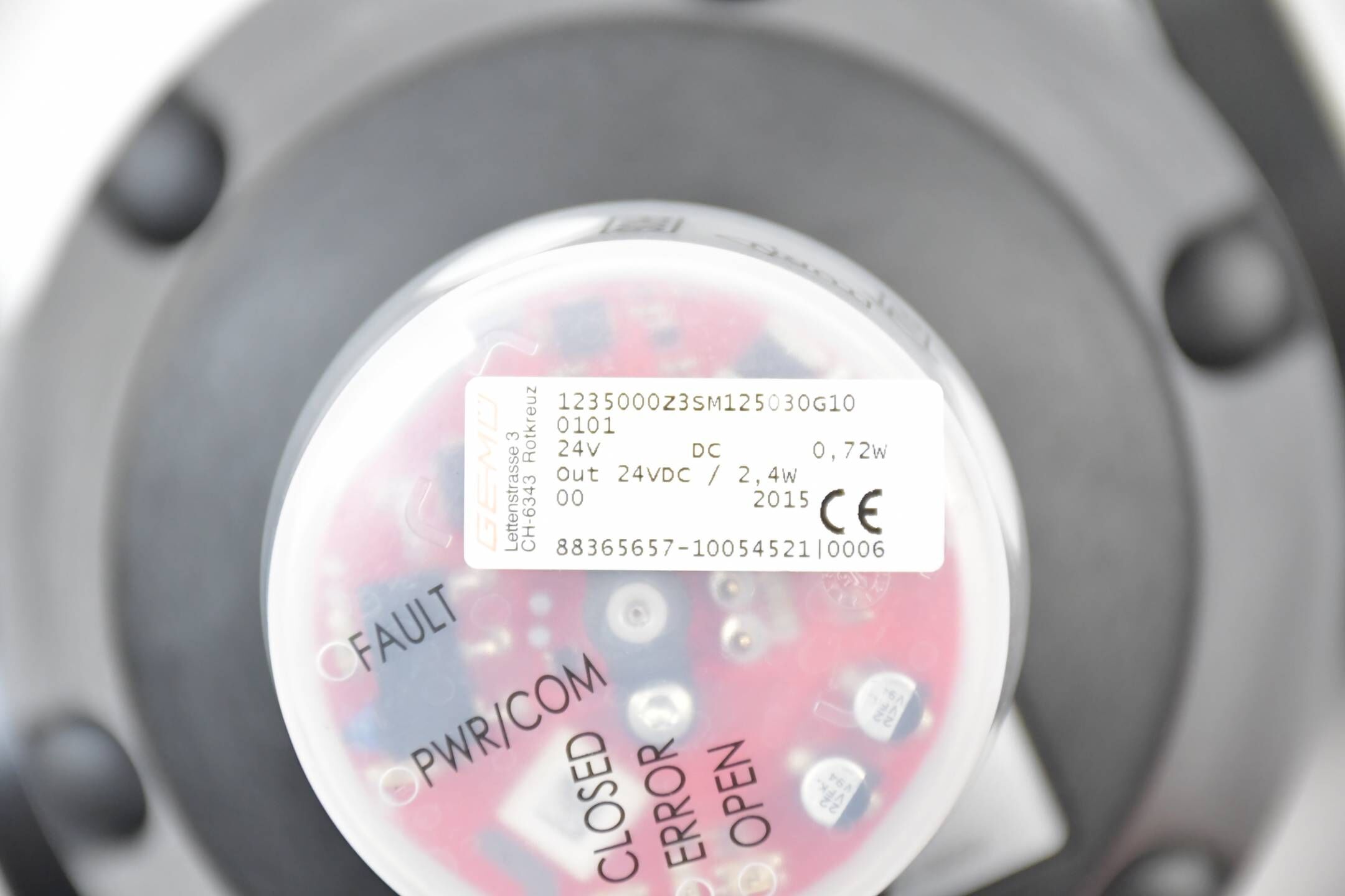 Gemü Pneumatisches Membranventil 695 25D 8181411/N inkl. 1235000Z3SM125030G10