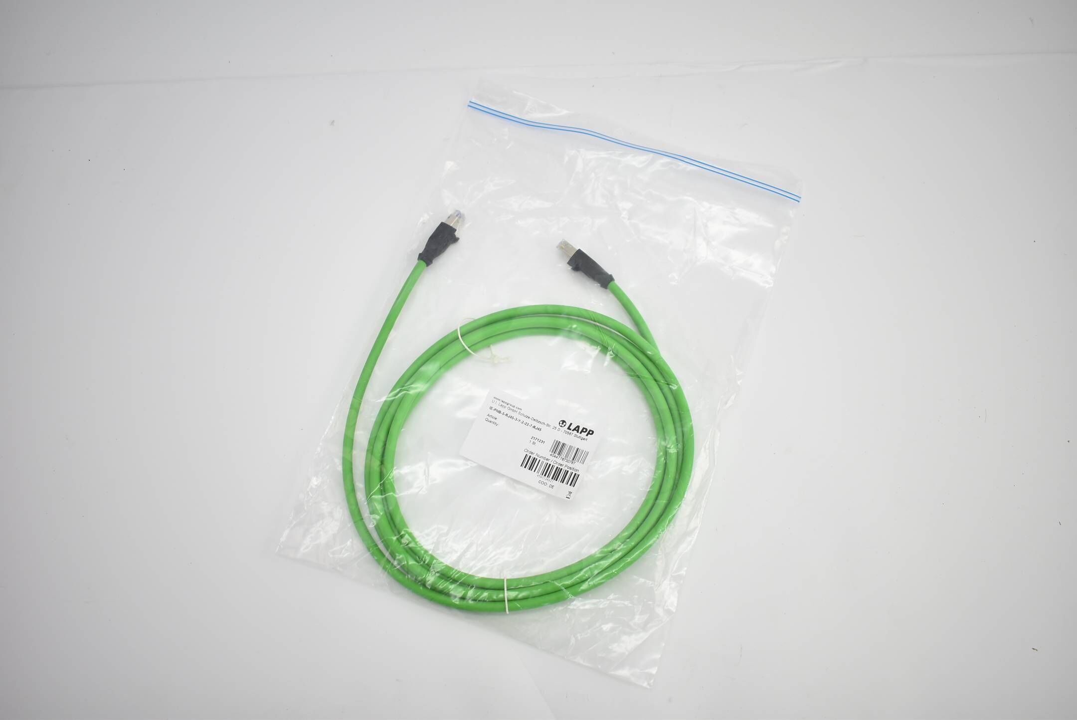 Lapp Etherline PN Flex Cat.5 RJ45 IE-PNB-5-RJ45-3-Y-2-22-7-RJ45 ( 2171231 ) 