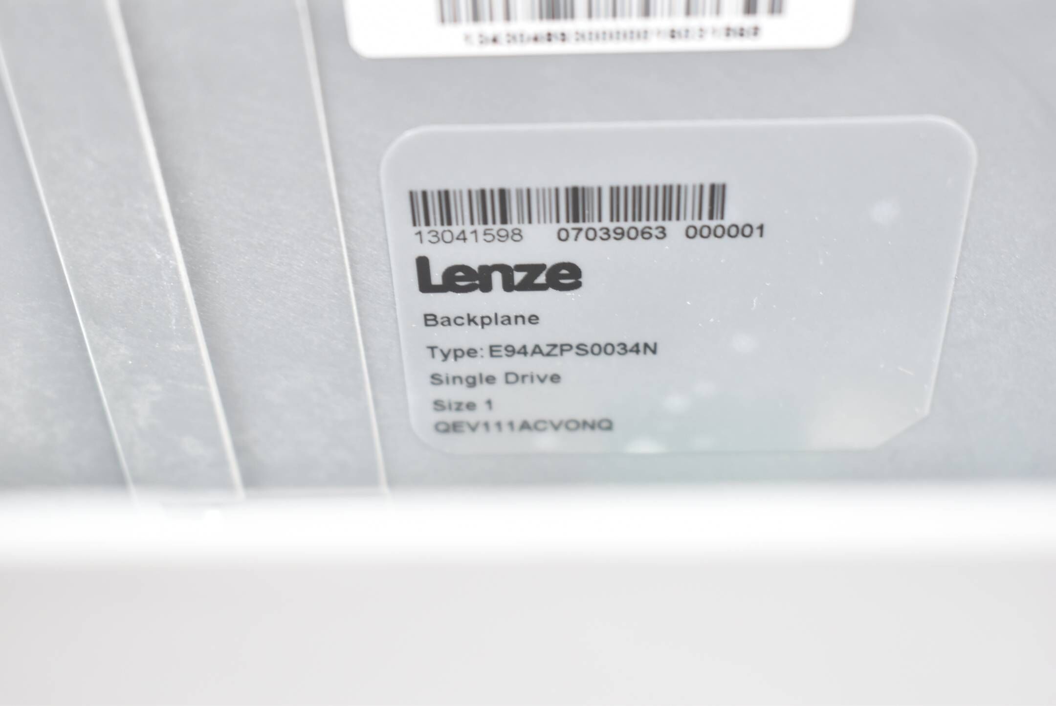 Lenze E94AZPS0034N Backplane Single Drive ( 13041598 )