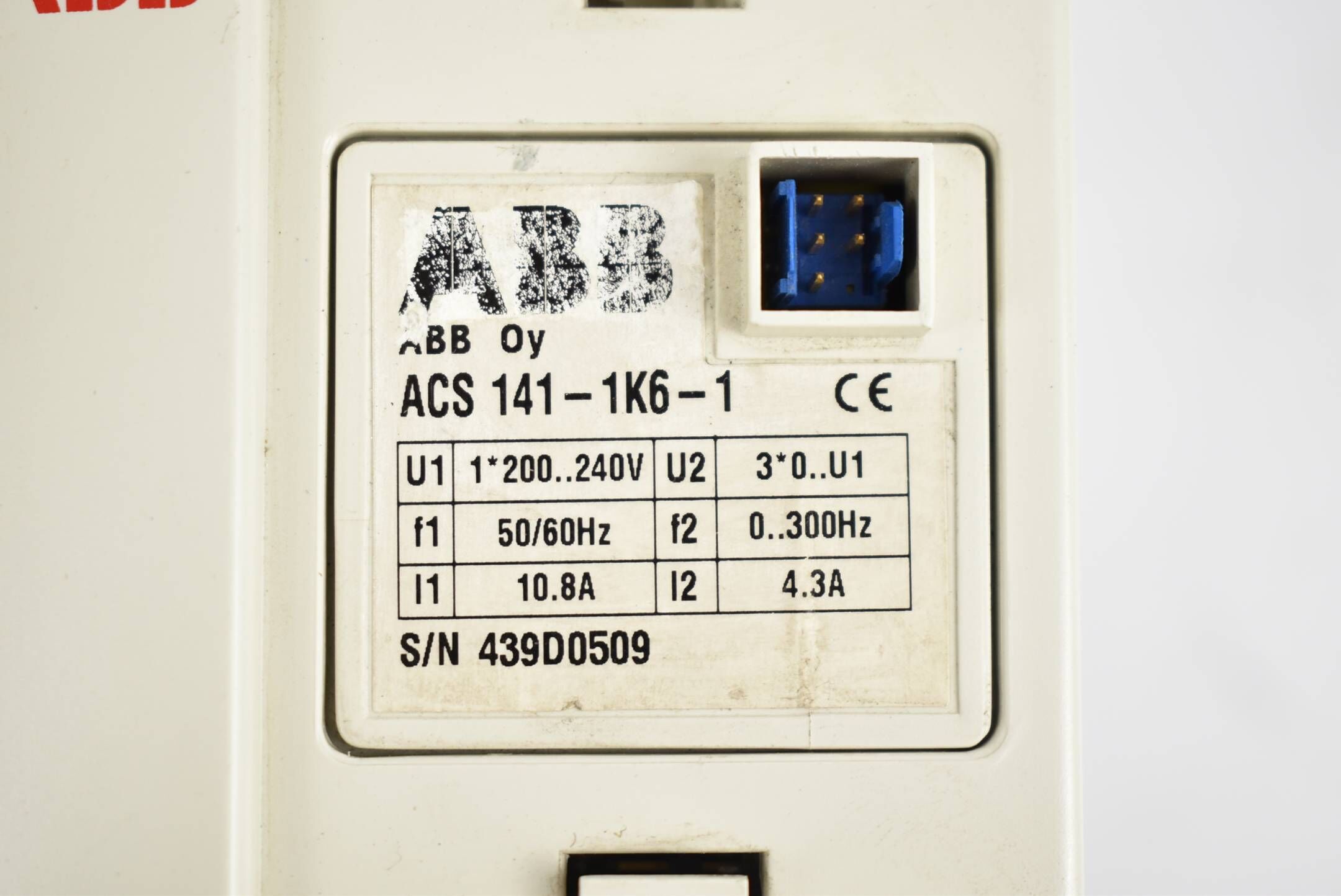 ABB Frequenzumrichter ACS 141-1K6-1