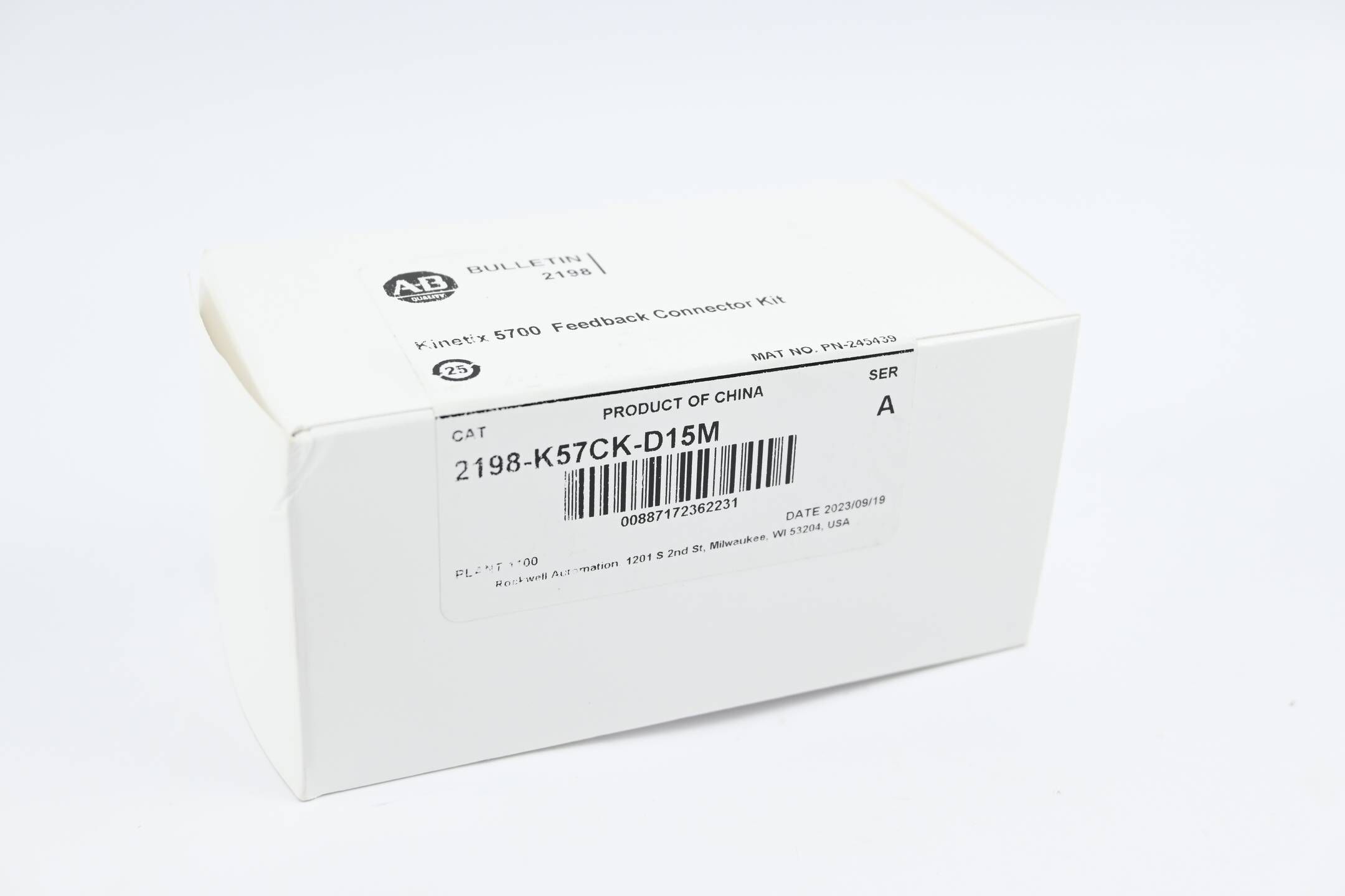 Allen Bradley Kinetix 5700 Feedback Connector Kit 2198-K57CK-D15M