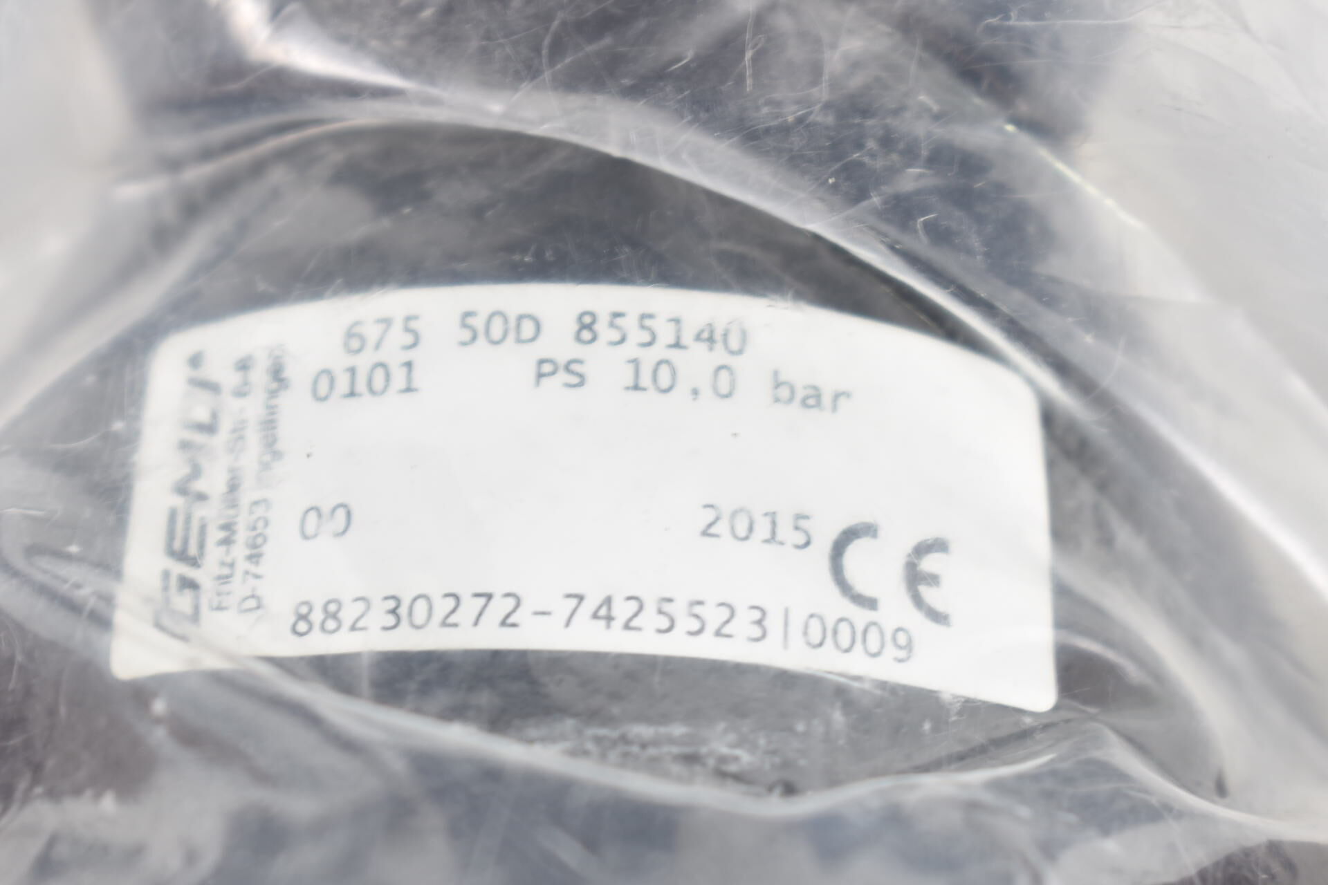 Gemü Membranventil 10 bar 675 50 D ( 855140 )