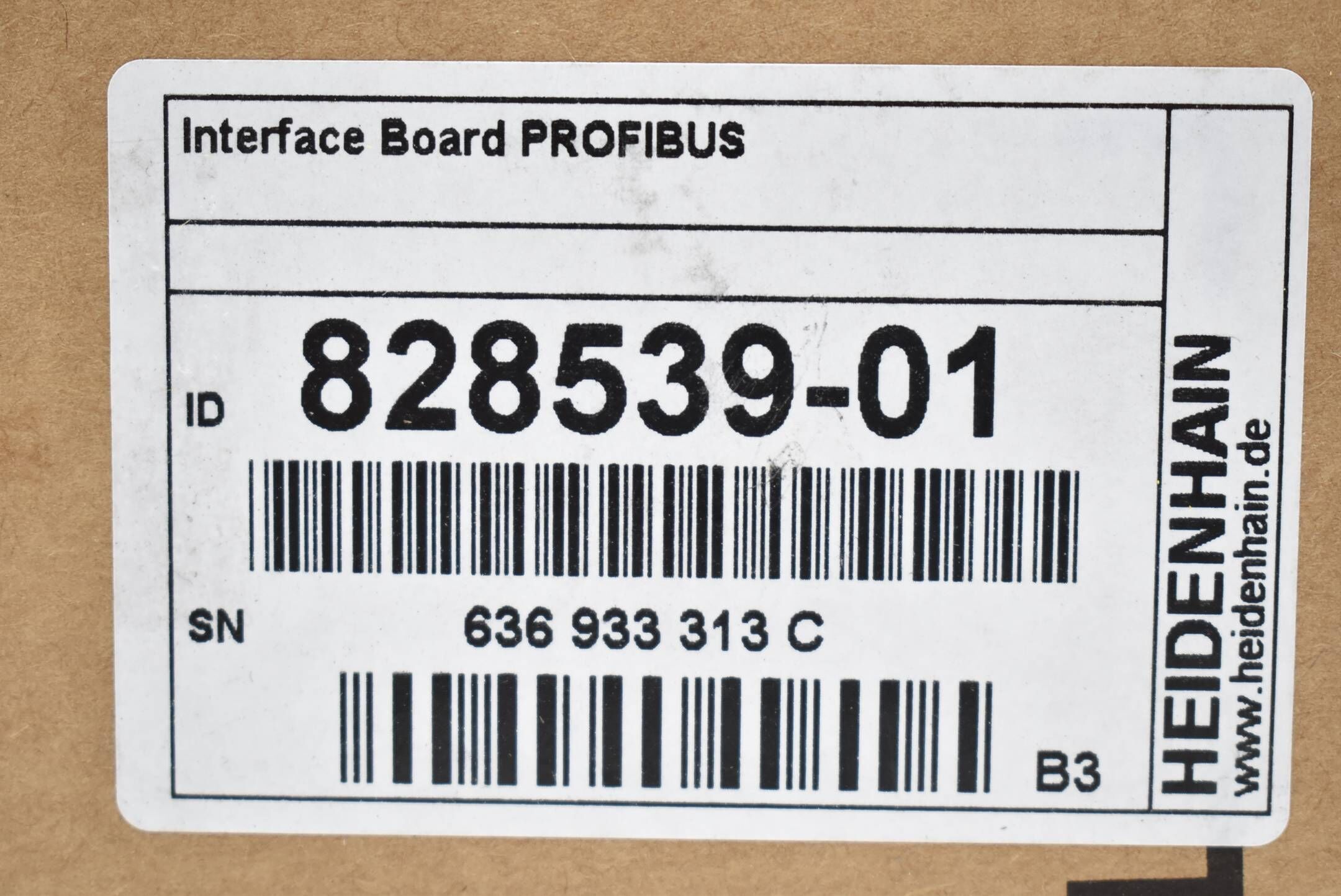 Heidenhain Interface Board Profibus ( 828539-01 ) Vers. B3