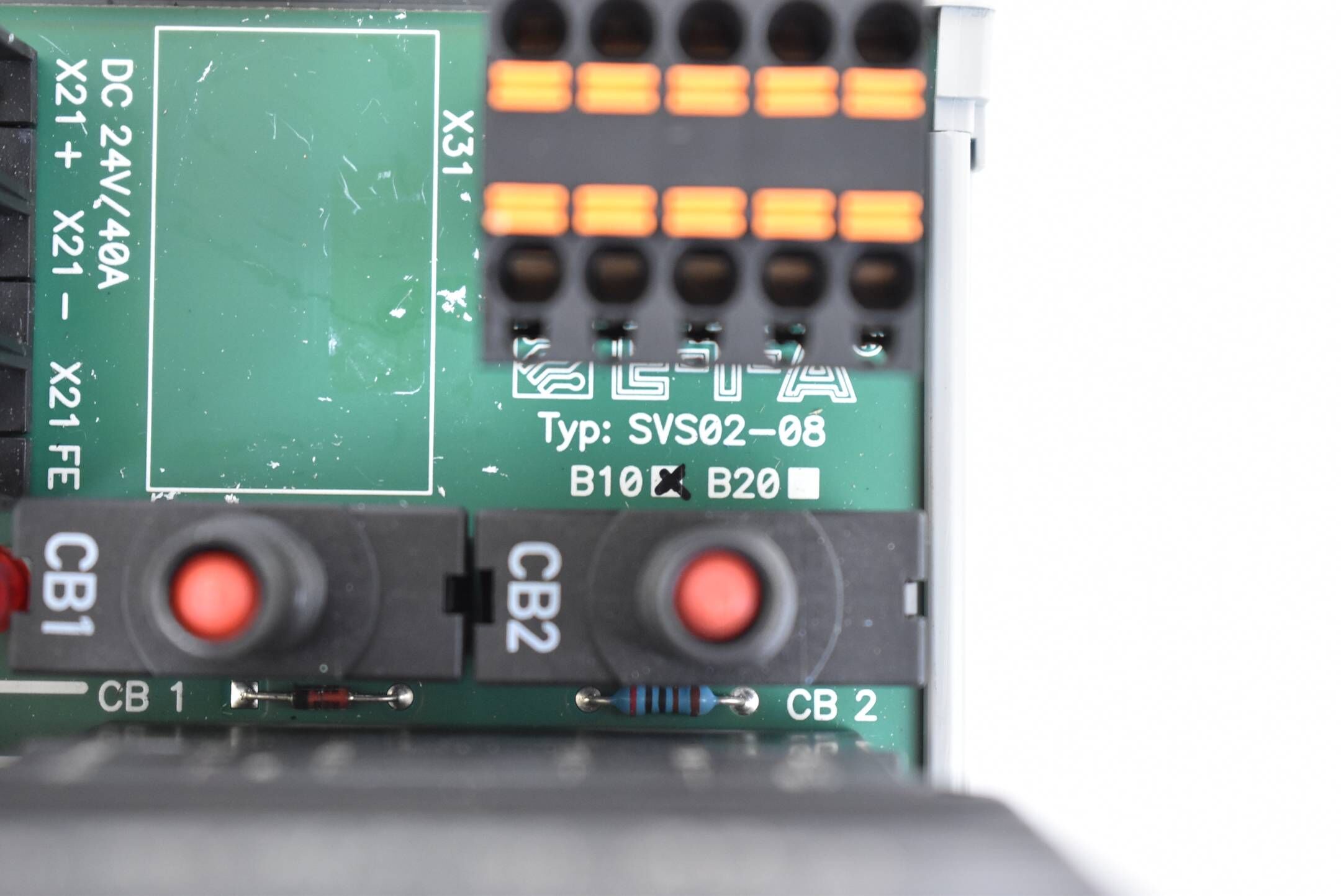 E-T-A ETA  Stromverteilungssystem konfiguriert SVS02-08 inkl. ESX10, SB-S11