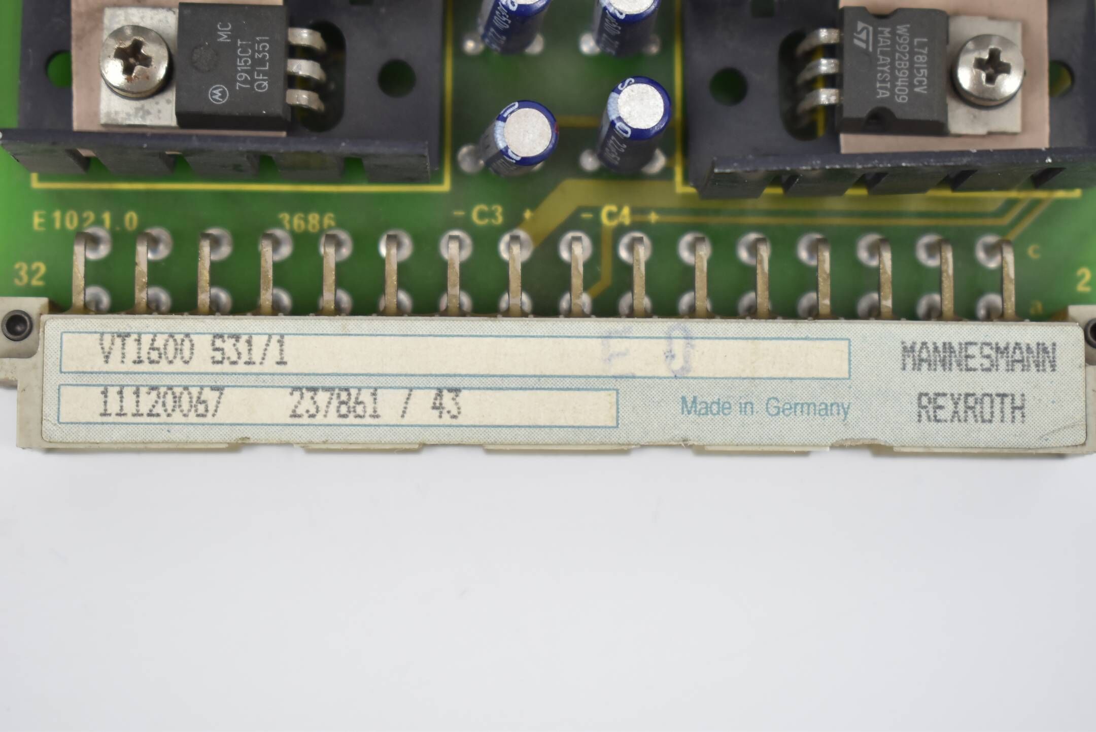 DEFEKT Rexroth Servoverstärker VT1600 S31/1 ( VT1600S31/1 ) 237861