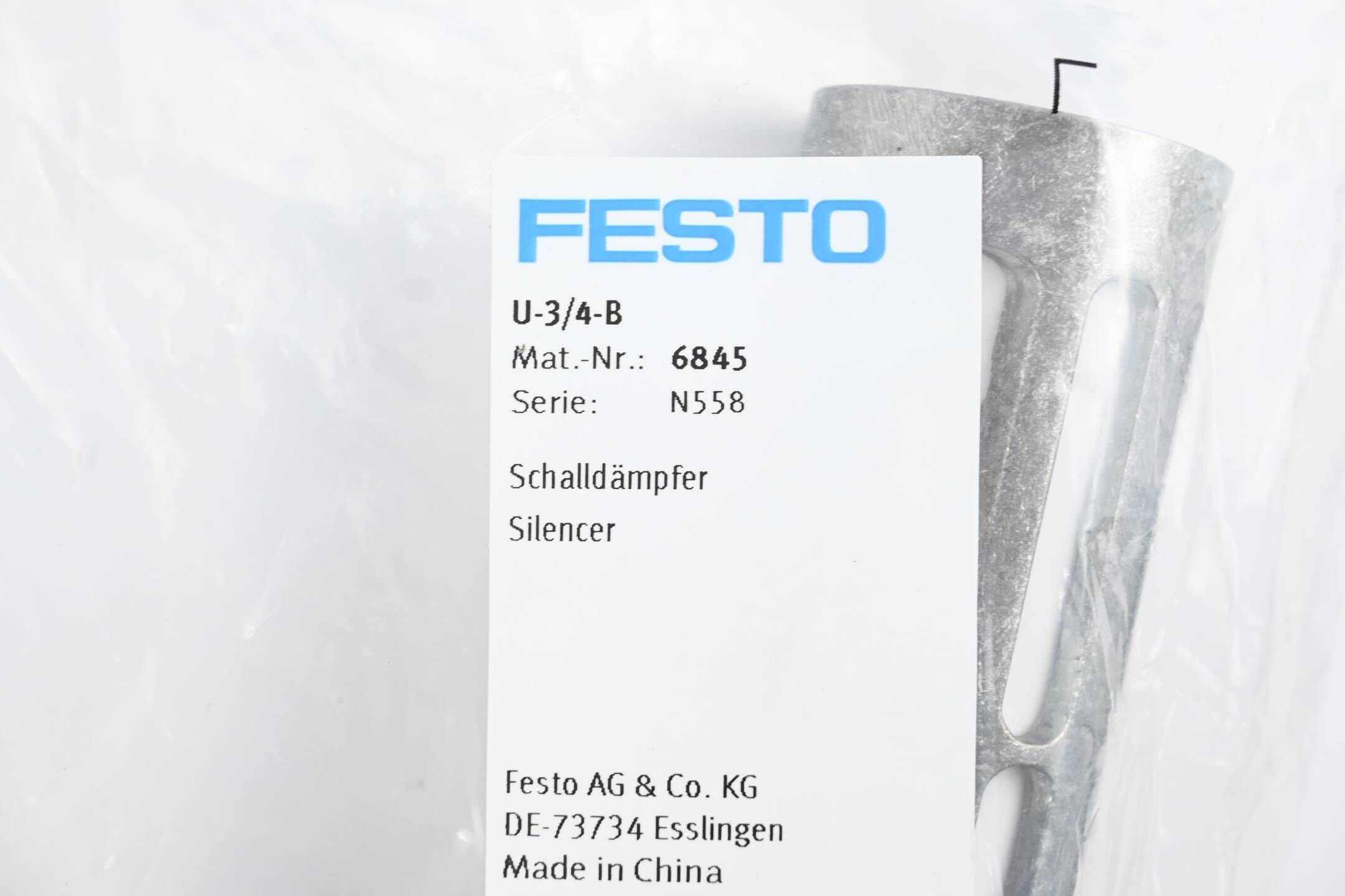 Festo Schalldämpfer U-3/4-B ( 6845 )