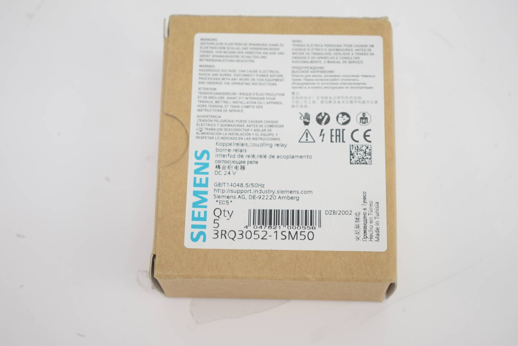 Siemens Ausgangskoppler Optokoppler 3RQ3052-1SM50 ( 3RQ3 052-1SM50 ) VE 2 Stück