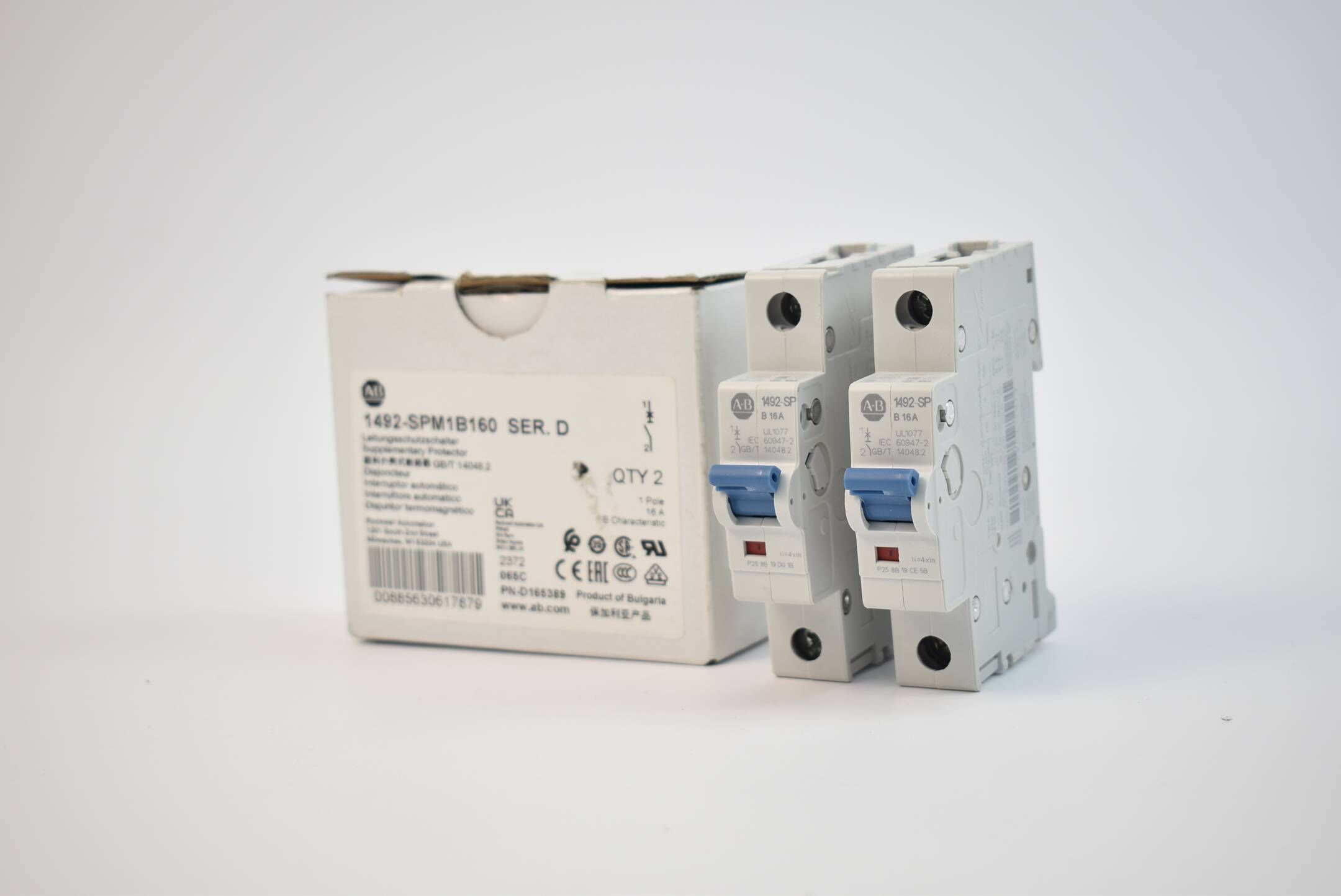 Allen-Bradley Leistungsschutzschalter 1492-SPM1B160 ( 2 Stück )