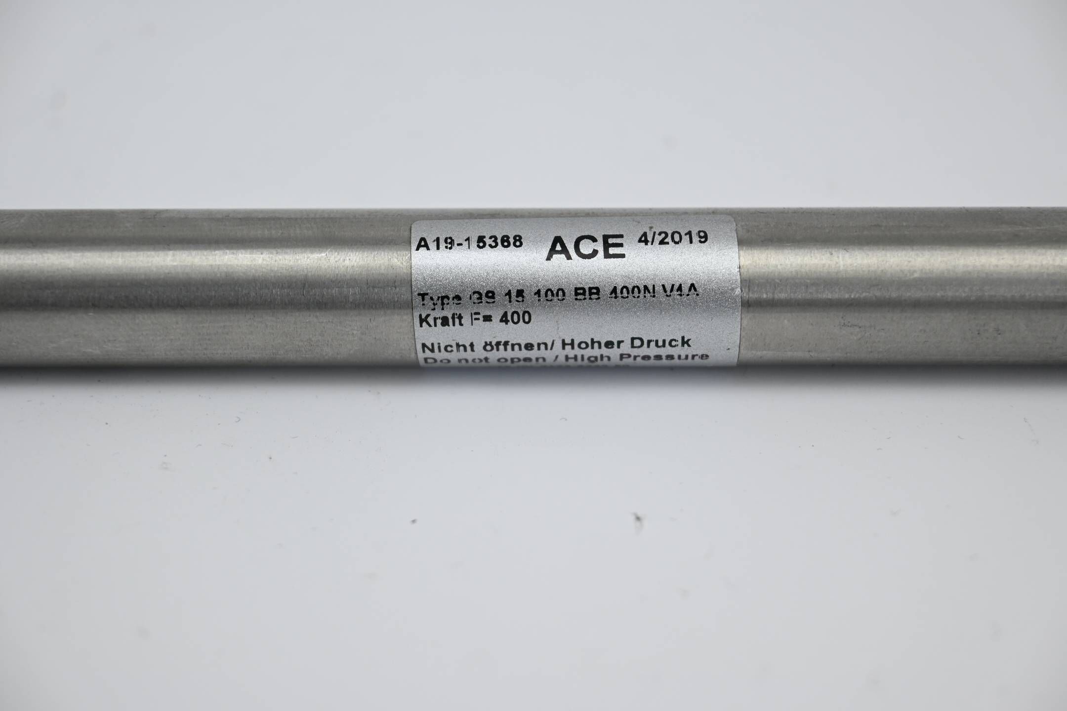 ACE Controls Gasdruckfeder GS 15 100 BB 400N V4A ( GS-15-100-BB-400N-V4A )