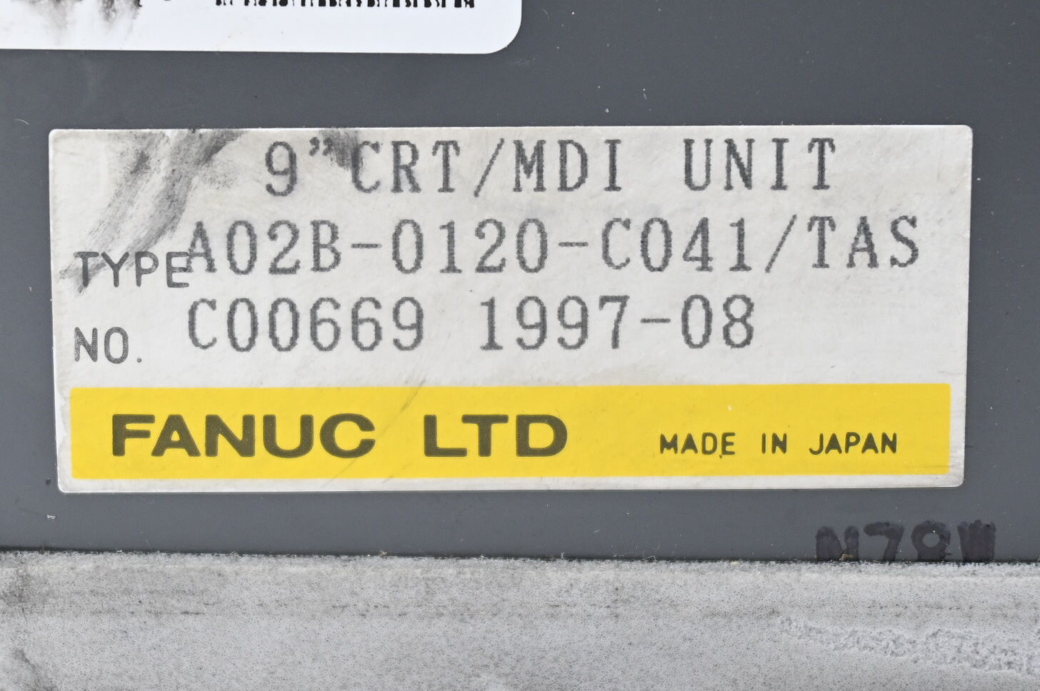 DEFEKT Fanuc Series 18-T Bedienpanel A02B-0120-C041/TAS inkl. A61L-0001-0093