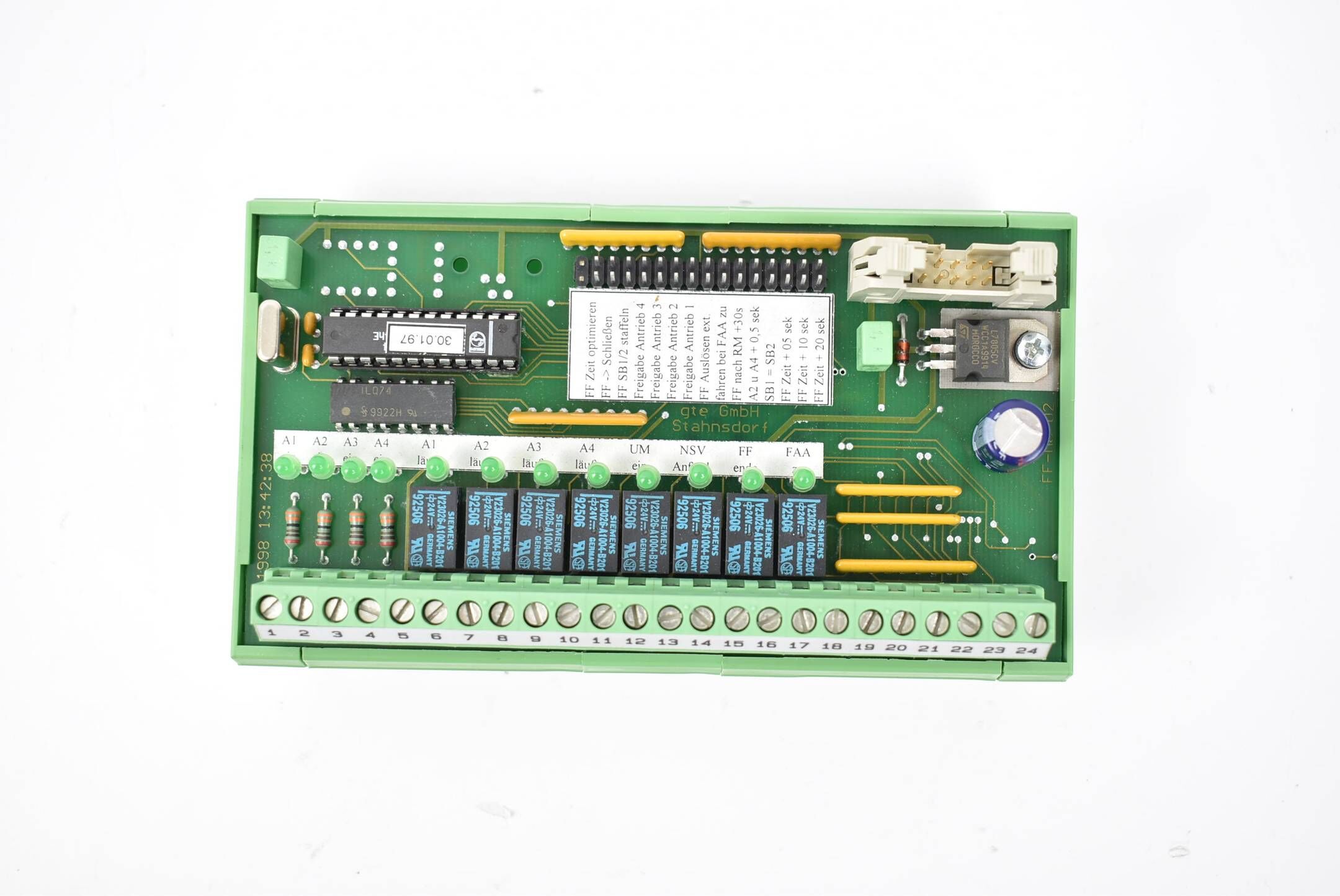 GTE Steuerungsmodul FF-MC-02 inkl. Phoenix Contact UMK-SE 11,25-1