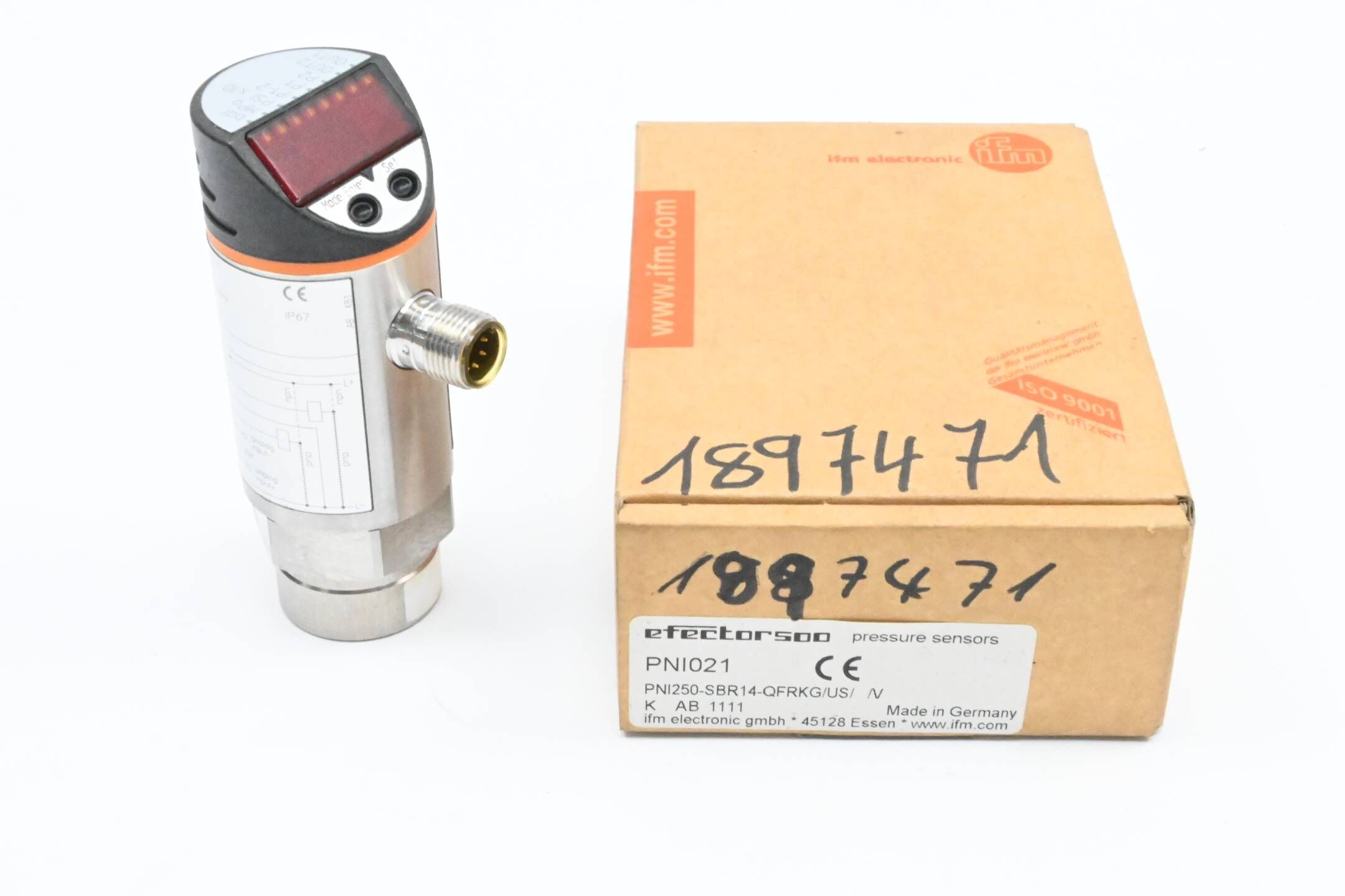 Ifm Drucksensor mit Analogeingang PNI250-SBR14-QFRKG/US/ V ( PNI021 )