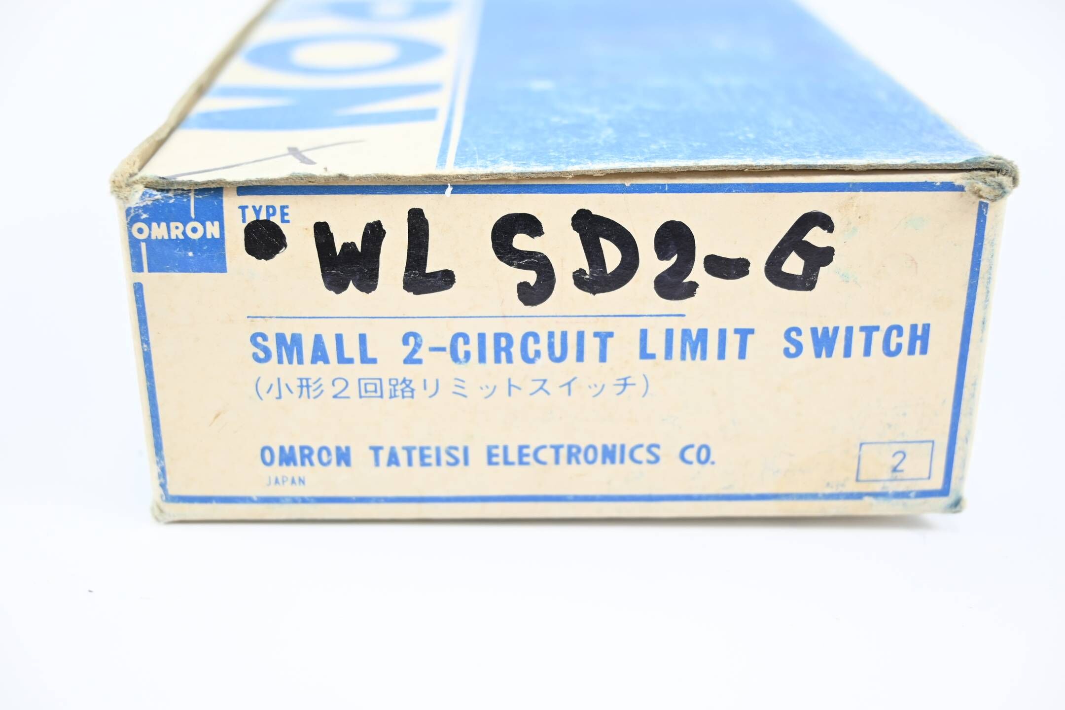 Omron 2 Stück Small2-Cicuit Limit Switch WLSD2-G