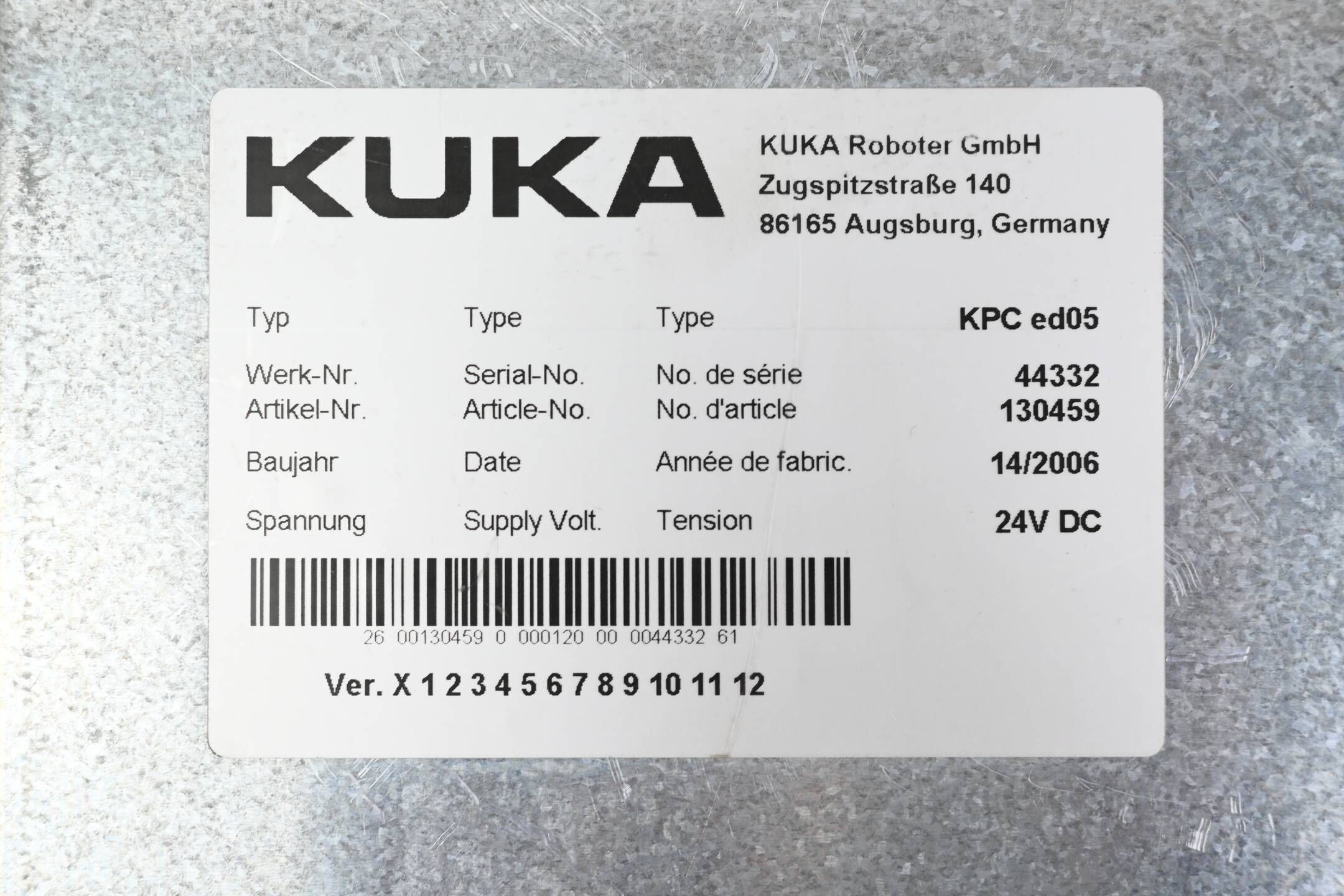Kuka Steuerung Computer KPC ed05 ( 130459 )