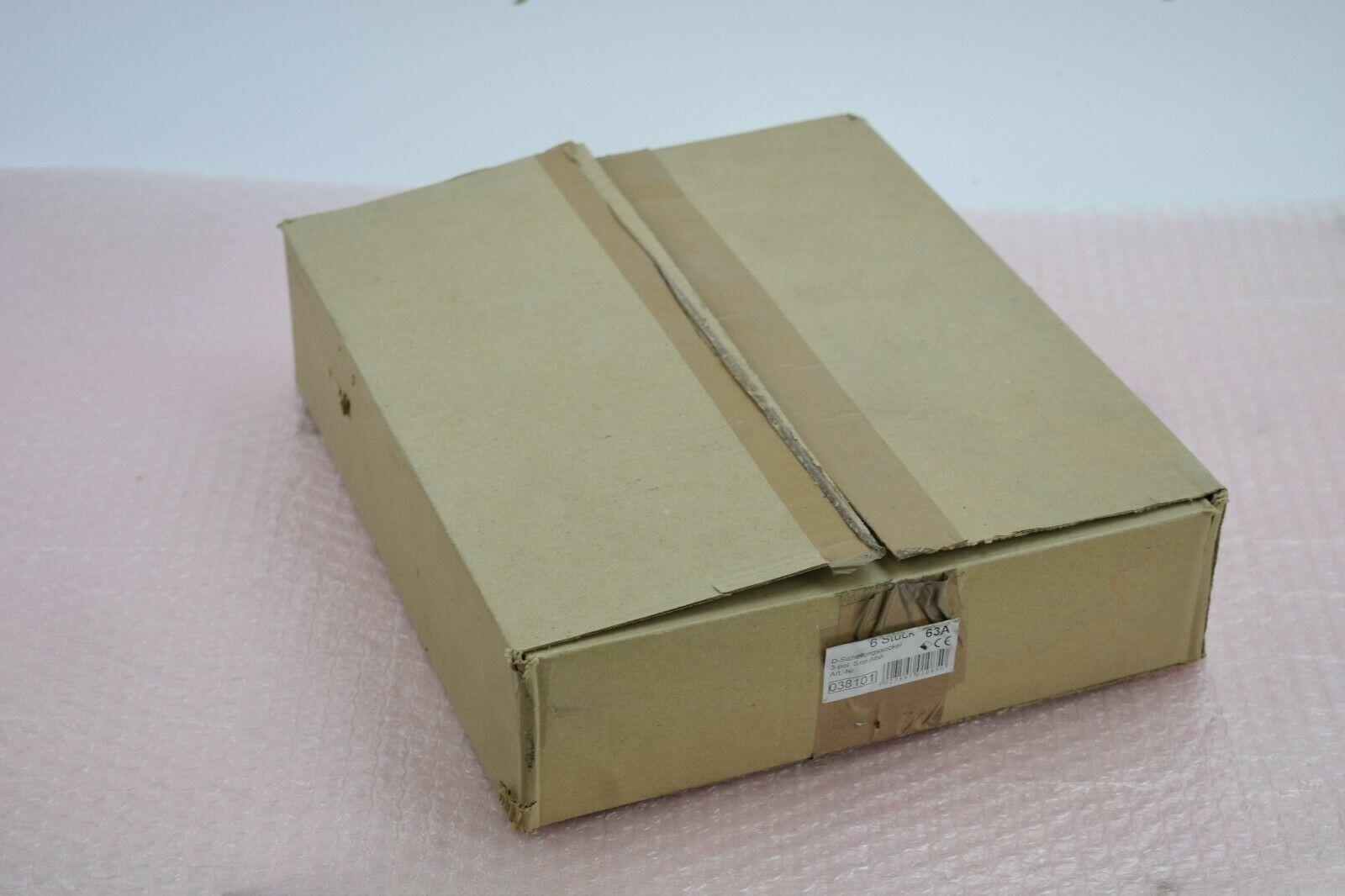 D-Sicherungssockel 3-pol. Snp Abd. 038101 6 Stück 