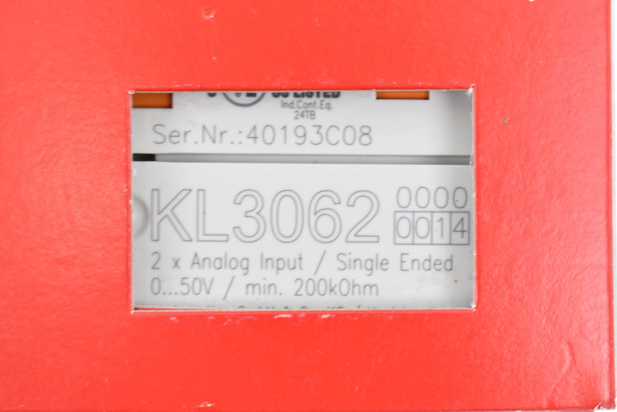 Beckhoff Busklemme 2-Kanal-Analog-Eingang 0-10V KL3062-0014 ( KL 3062-0014 )