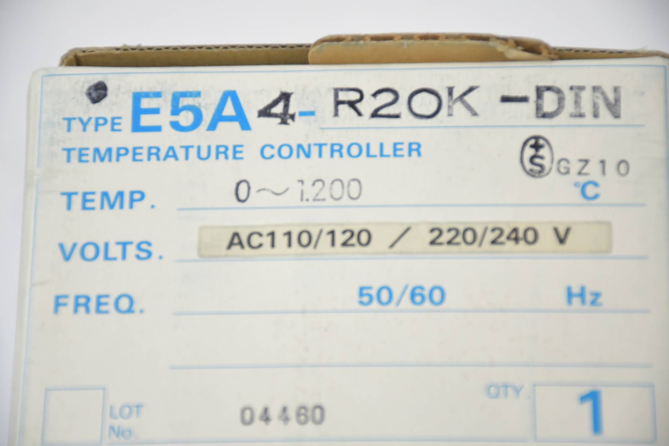 Omron Temperatur Controller 0~1.200 / AC110/120 / 220/240V ( E5A4-R20K-DIN )