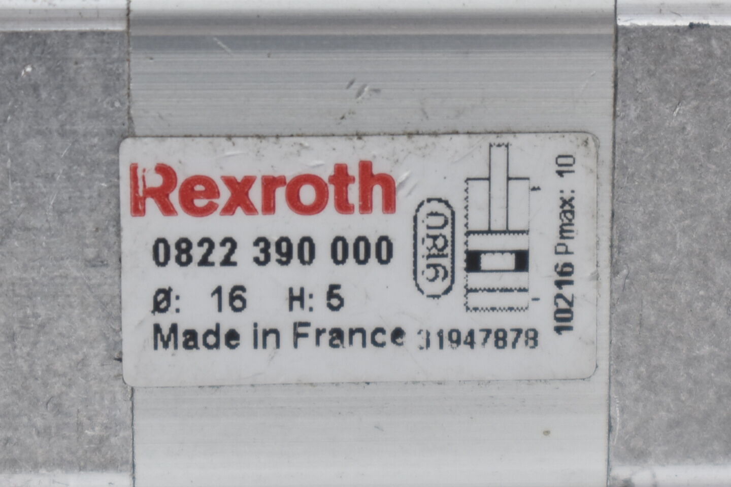 Rexroth Pneumatikzylinder 0822 390 000 ( 0822390000 )