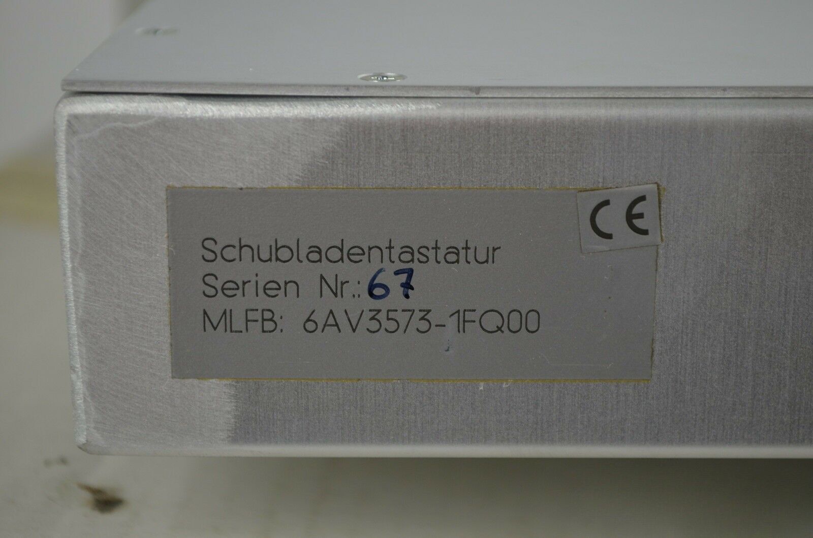 Siemens Coros Schubladentastatur 6AV3573-1FQ00 ( 6AV3 573-1FQ00 )