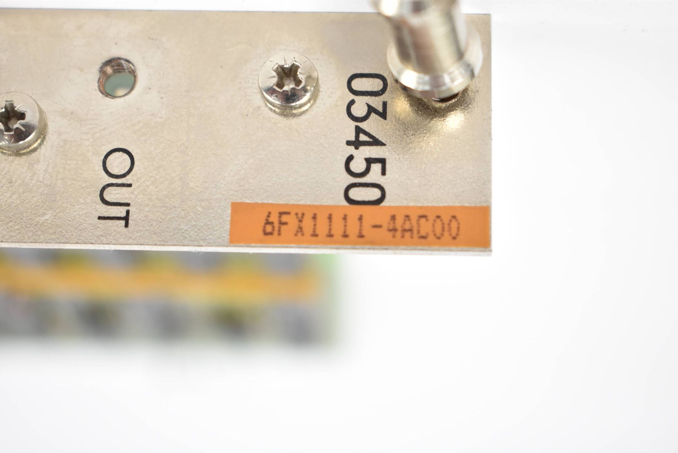 Siemens Sinumerik Input/Output Modul 6FX1111-4AC00 ( 6FX1 111-4AC00 )