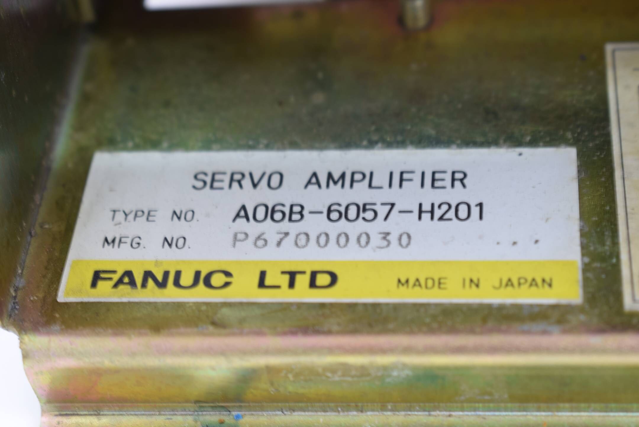 Fanuc LTD Servo Amplifier A06B-6057-H201 ( A16B-1200-0680/02A )