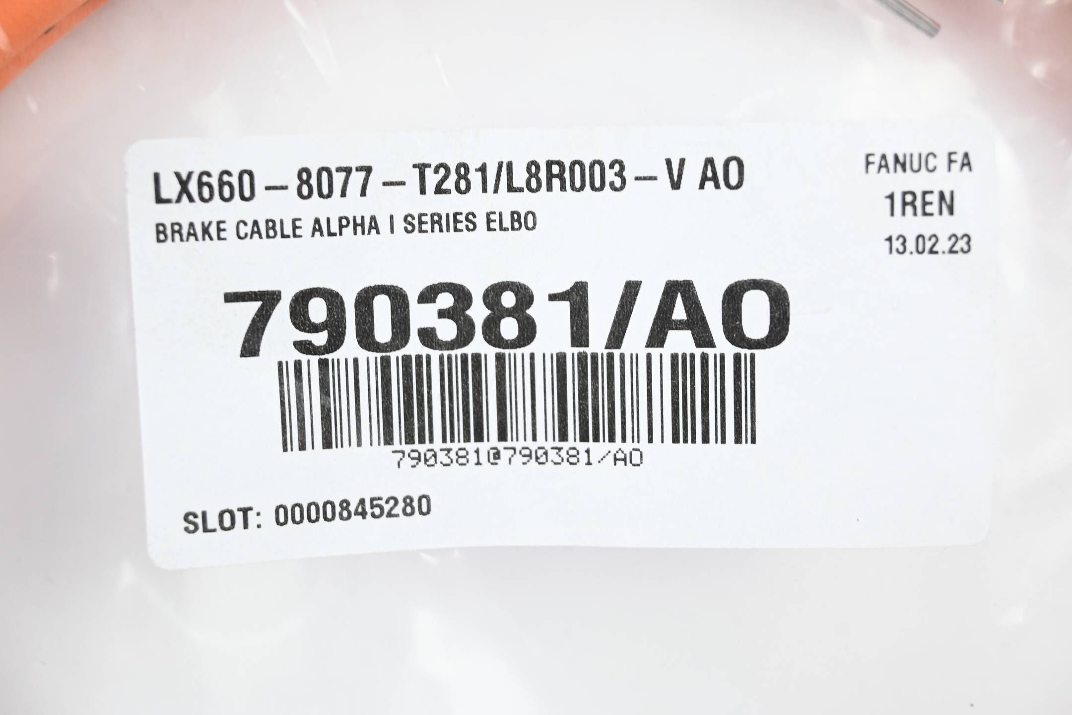 Fanuc Bremskabel Alpha I Serie Elbo LX660-8077-T281/L8R003-V AO ( 790381/AO )