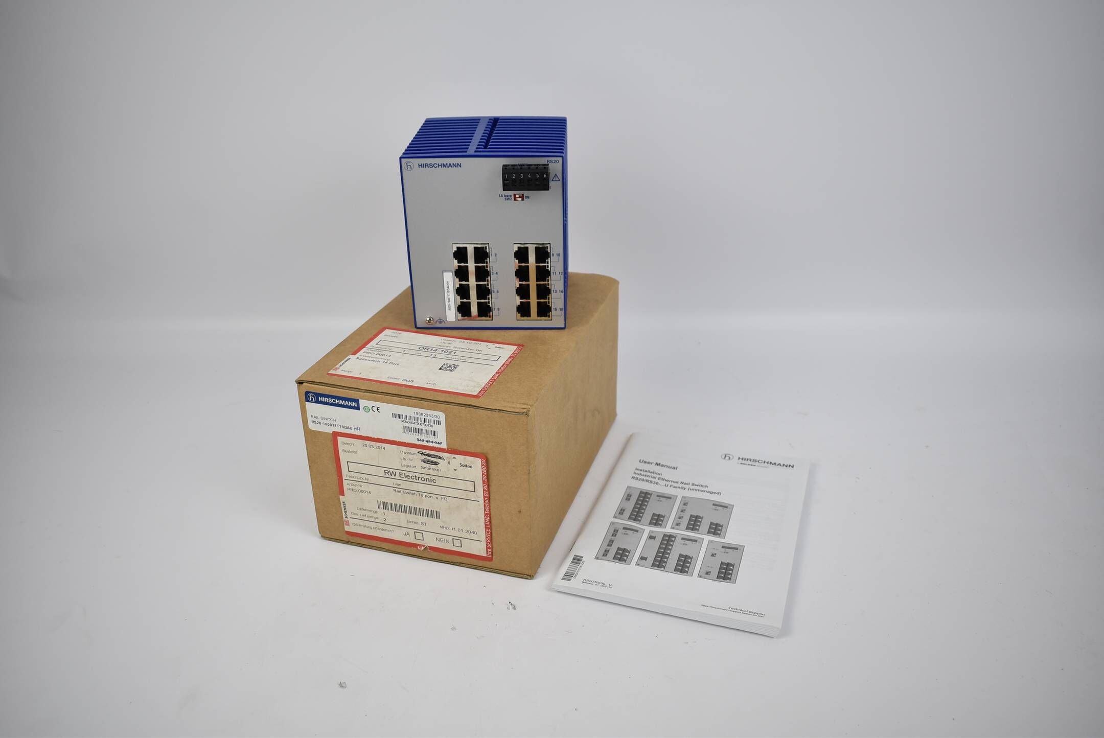 Hirschmann RS20 Rail Switch RS20-1600T1T1SDAUHH