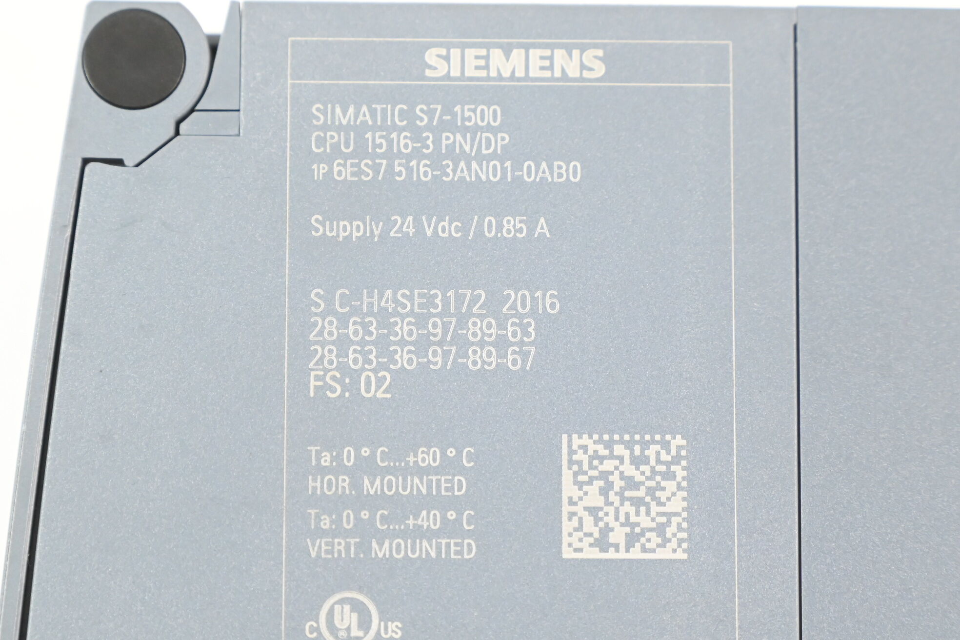 Siemens Simatic S7-1500 CPU 6ES7516-3AN01-0AB0 ( 6ES7 516-3AN01-0AB0 ) E2