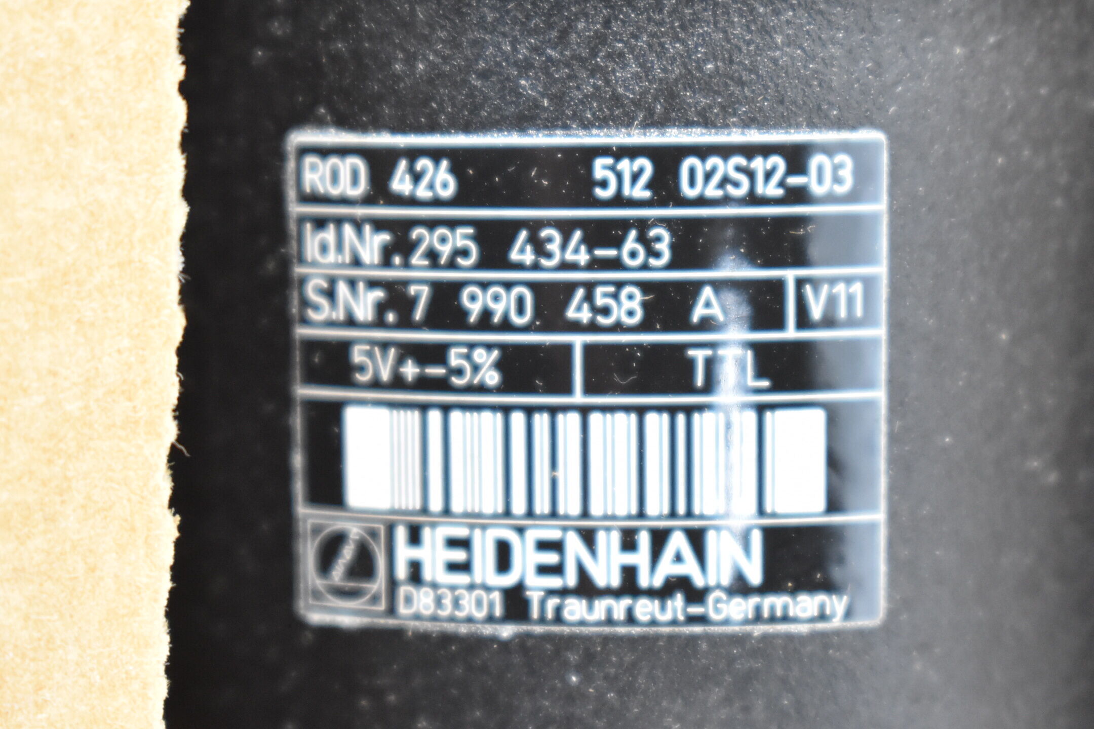 Heidenhain Drehgeber ROD 426 512 02S12-03 ( 295 434-63 ) 295434-63  V11