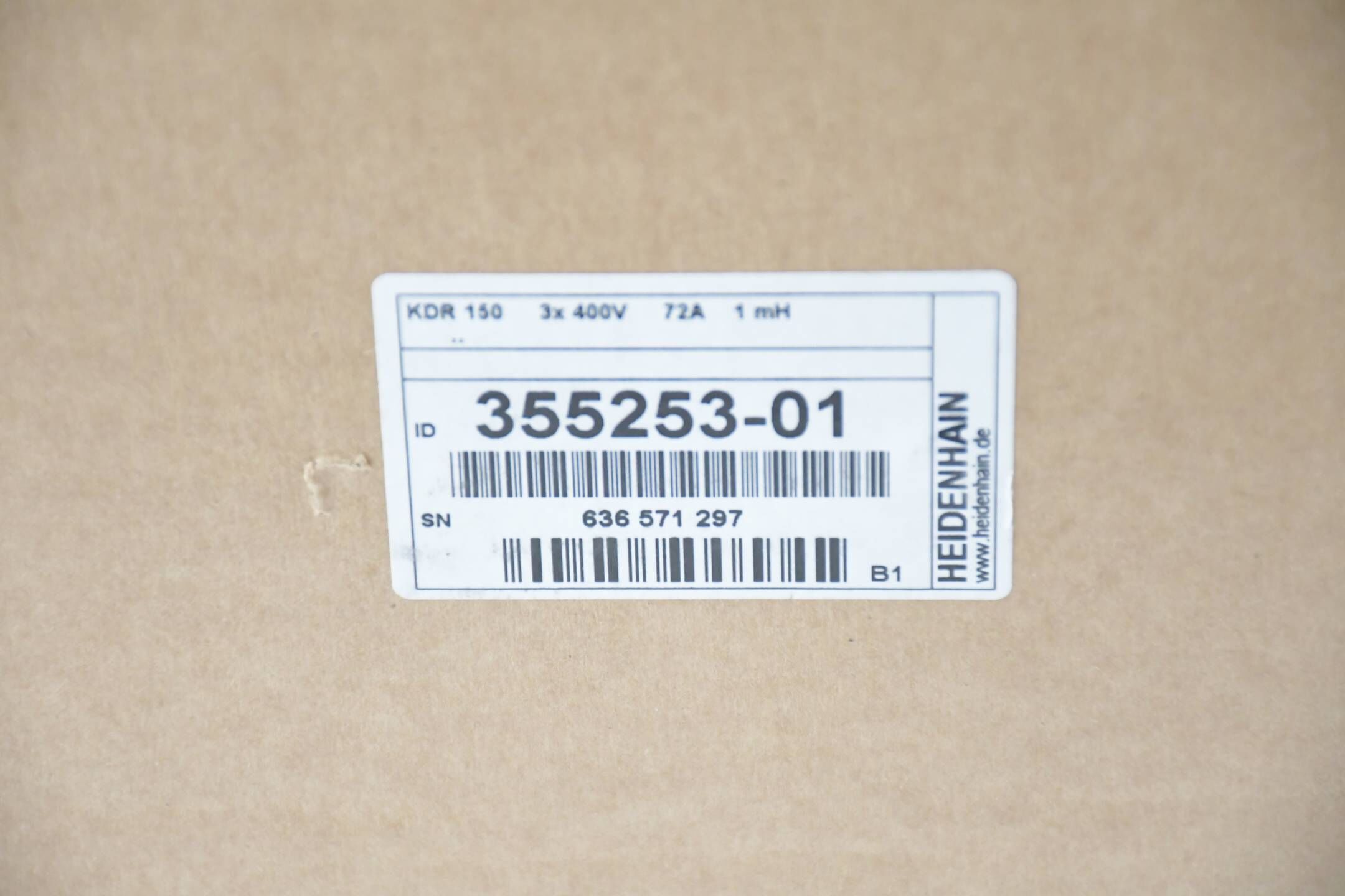 Heidenhain Kommutierungsdrossel KDR 150 ( 355253-01 ) Ver. B1