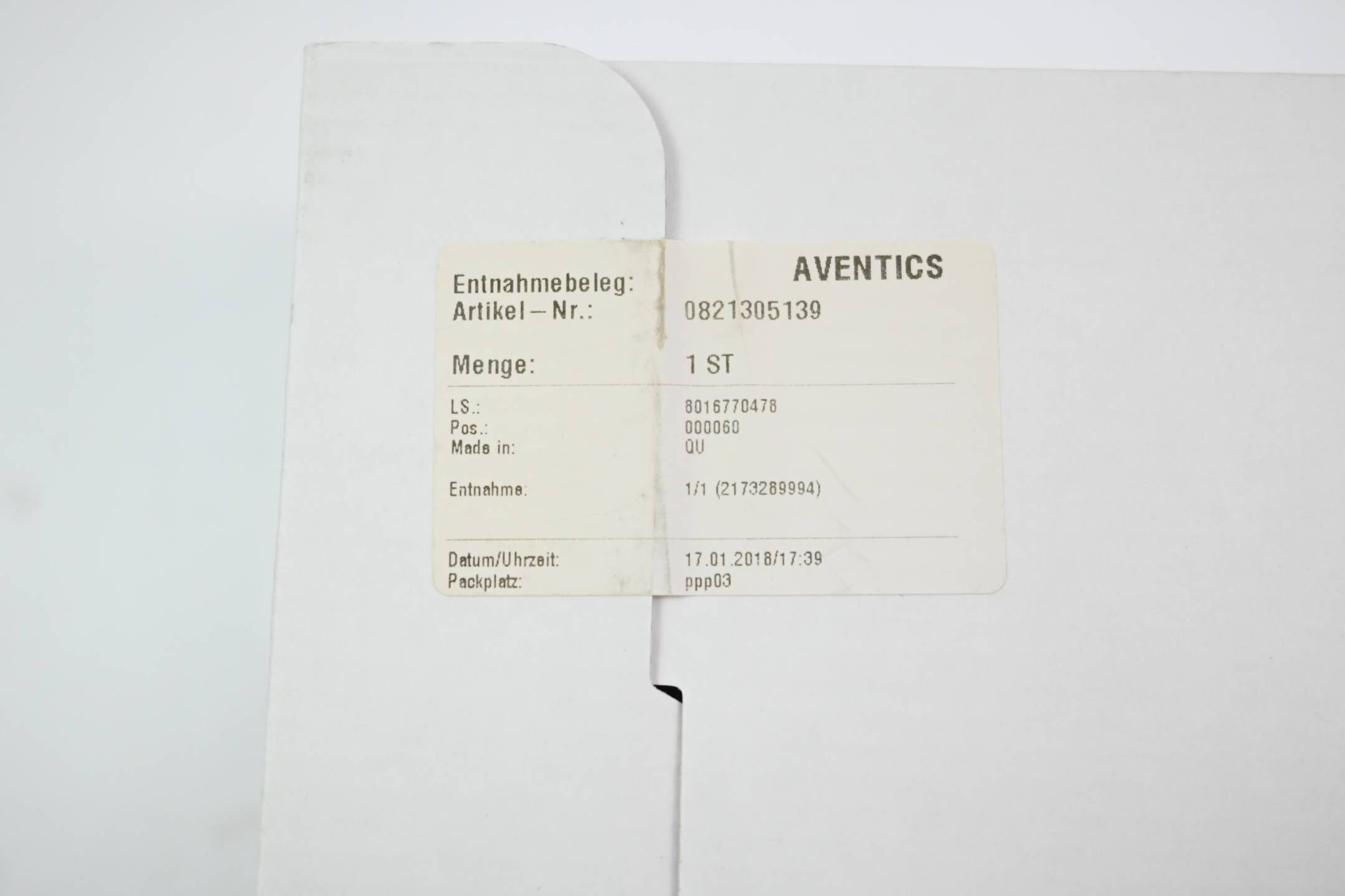 Aventics Kompaktejektor 0821305139