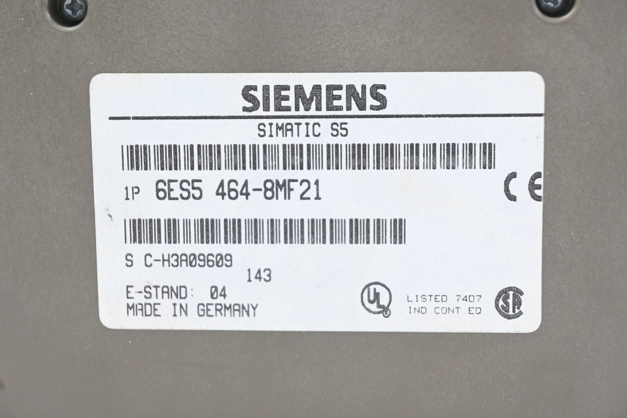 Siemens Simatic S5 Analogeingabe 6ES5464-8MF21 ( 6ES5 464-8MF21 )