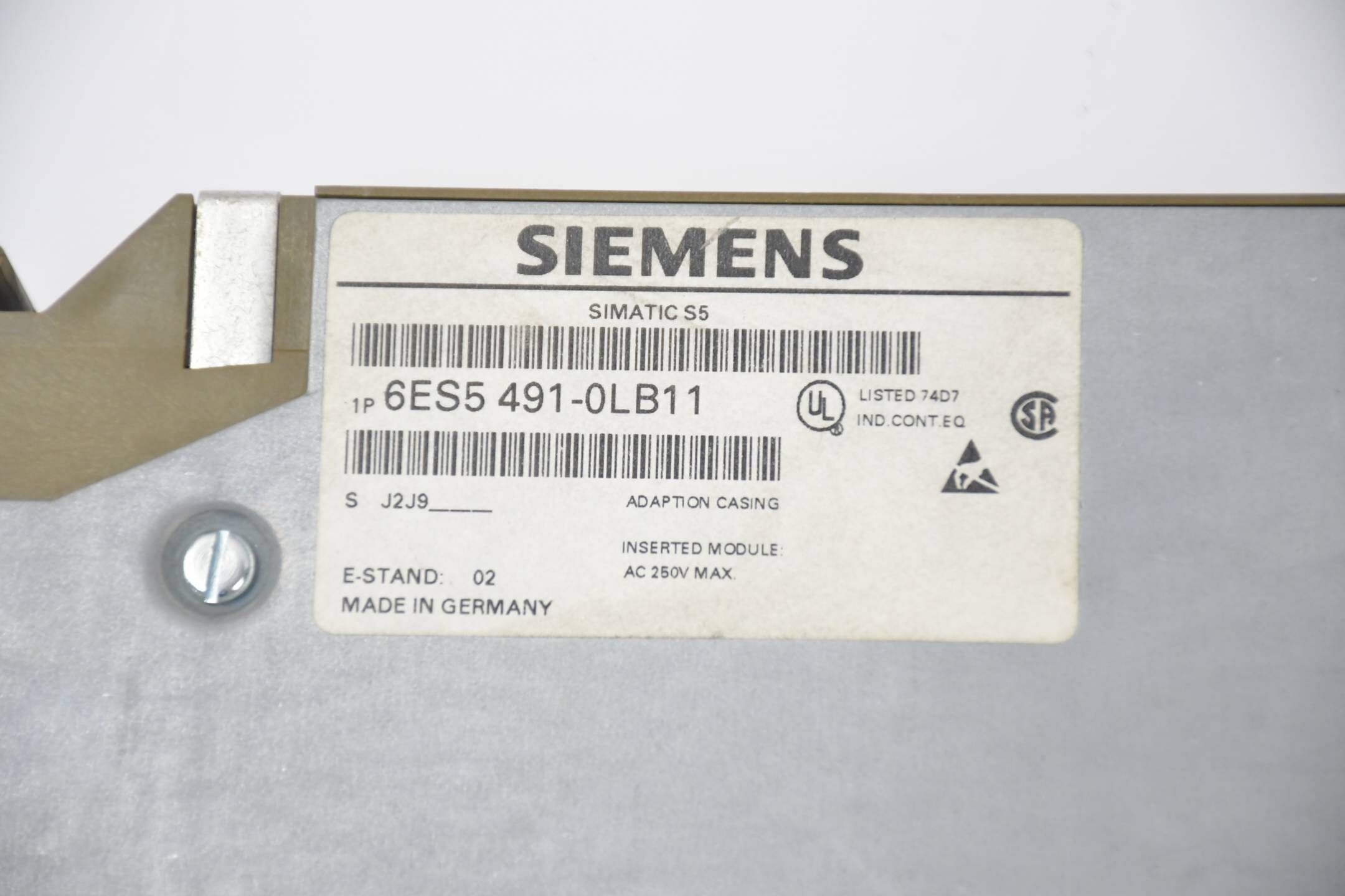 Siemens Simatic S5 Adaptionskapsel 6ES5491-0LB11 ( 6ES5 491-0LB11 )