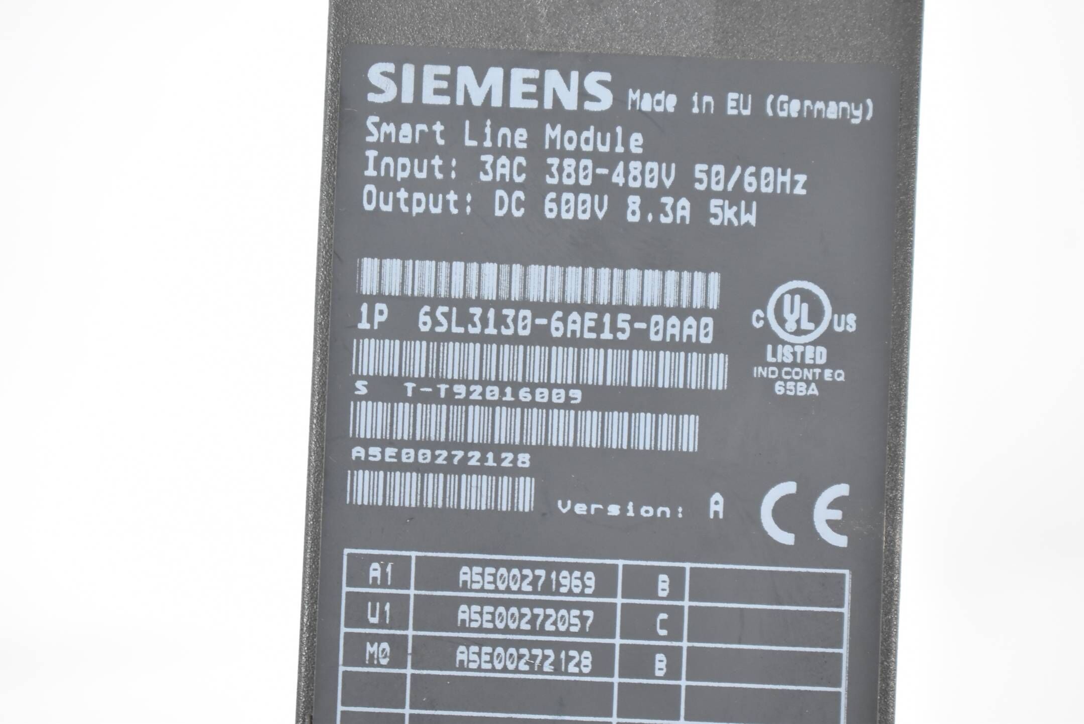 Siemens Sinamics Smart Line Modul 6SL3130-6AE15-0AA0 ( 6SL3130-6AE15-0AA0 )