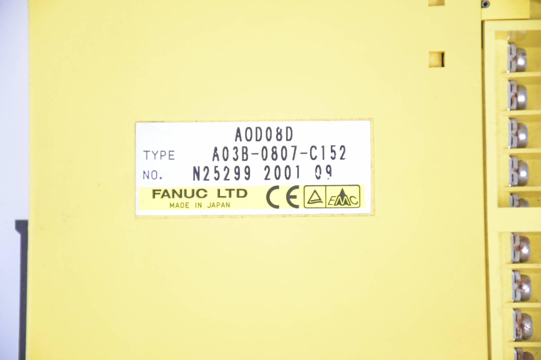 Fanuc LTD. Ausgangsmodul AOD08D ( A0D3B-0807-C152 )