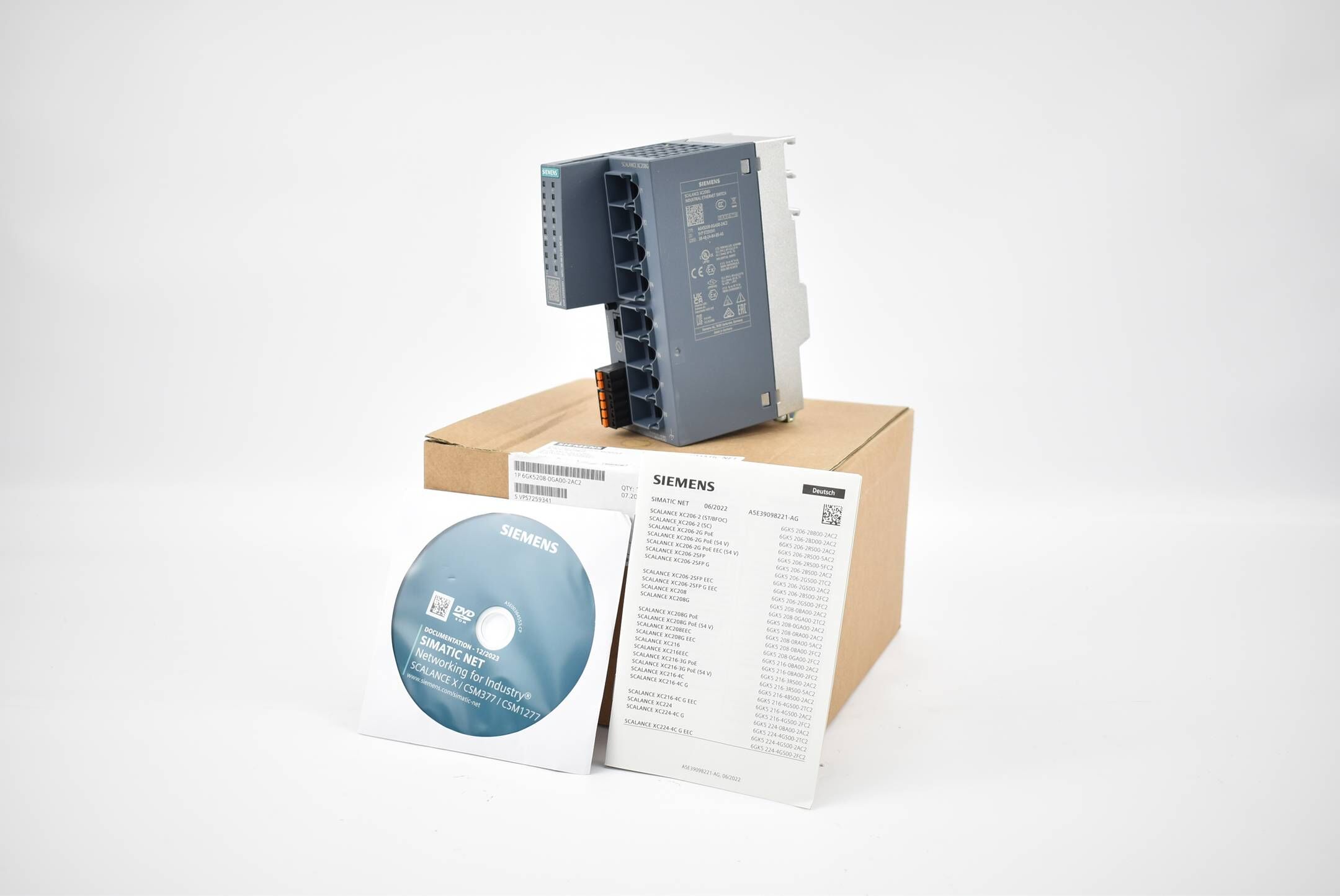 Siemens simatic Net Switch Module 6GK5 208-0GA00-2AC2 ( 6GK5208-0GA00-2AC2 ) E3