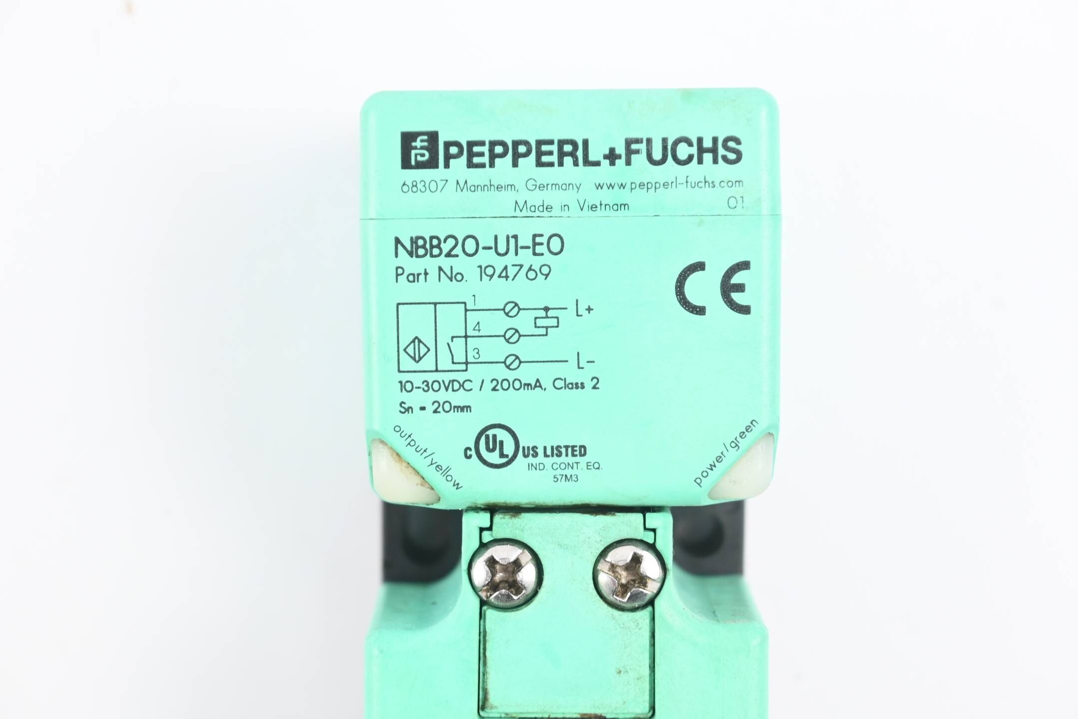Pepperl+Fuchs Induktiver Sensor NBB20-U1-E0 ( 194769 )