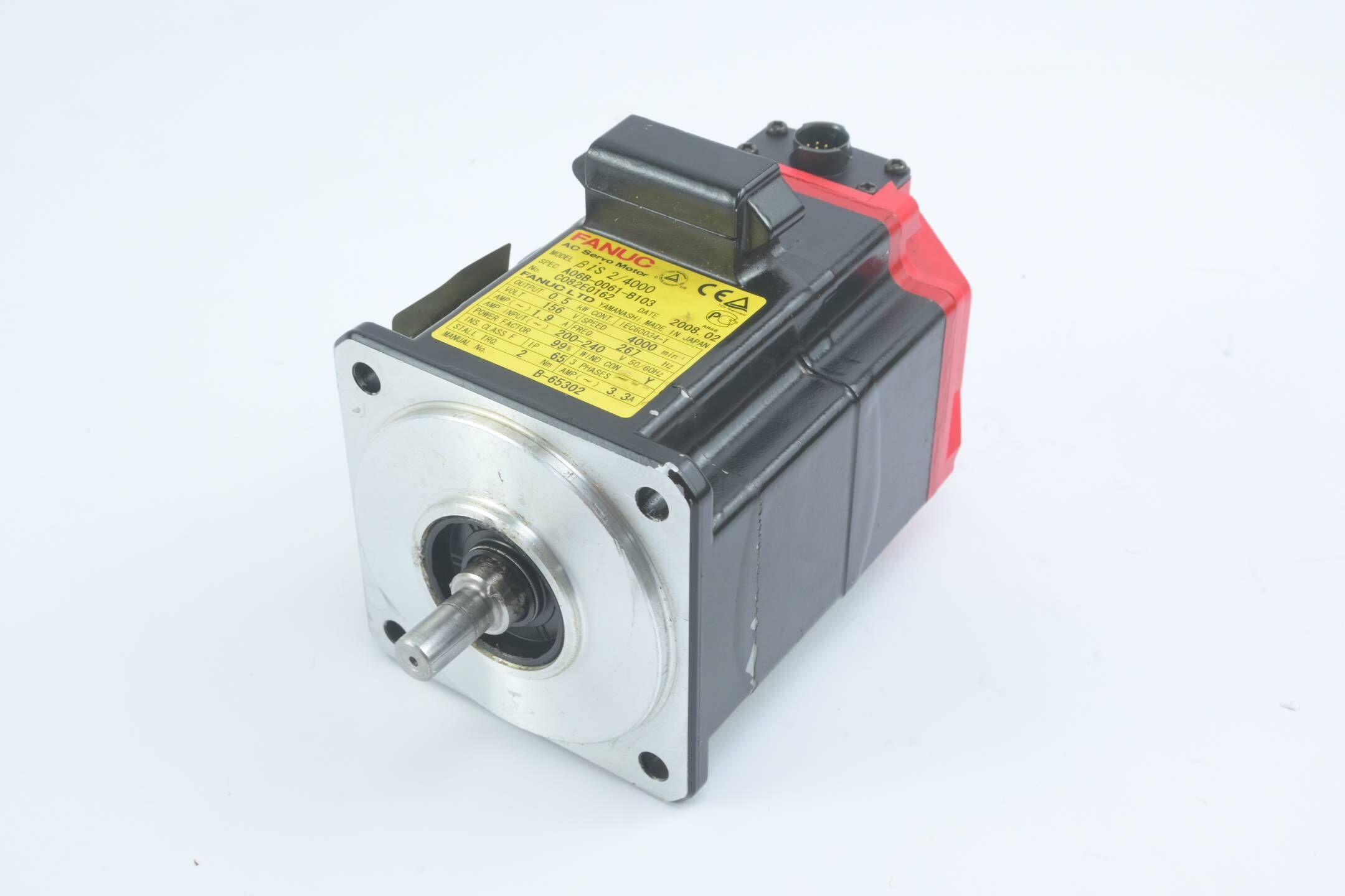 Fanuc AC Servo Motor A06B-0061-B103 inkl. Fanuc Impulsgeber A860-2020-T301