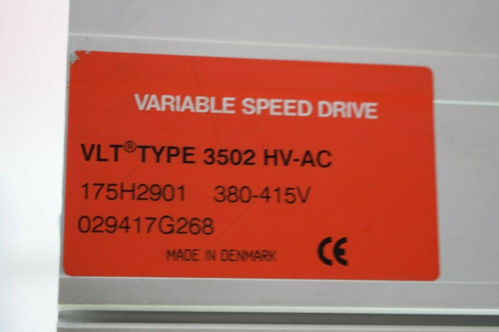 Danfoss HVAC Drive Frequenzumrichter VLT Type 3502 175H2901