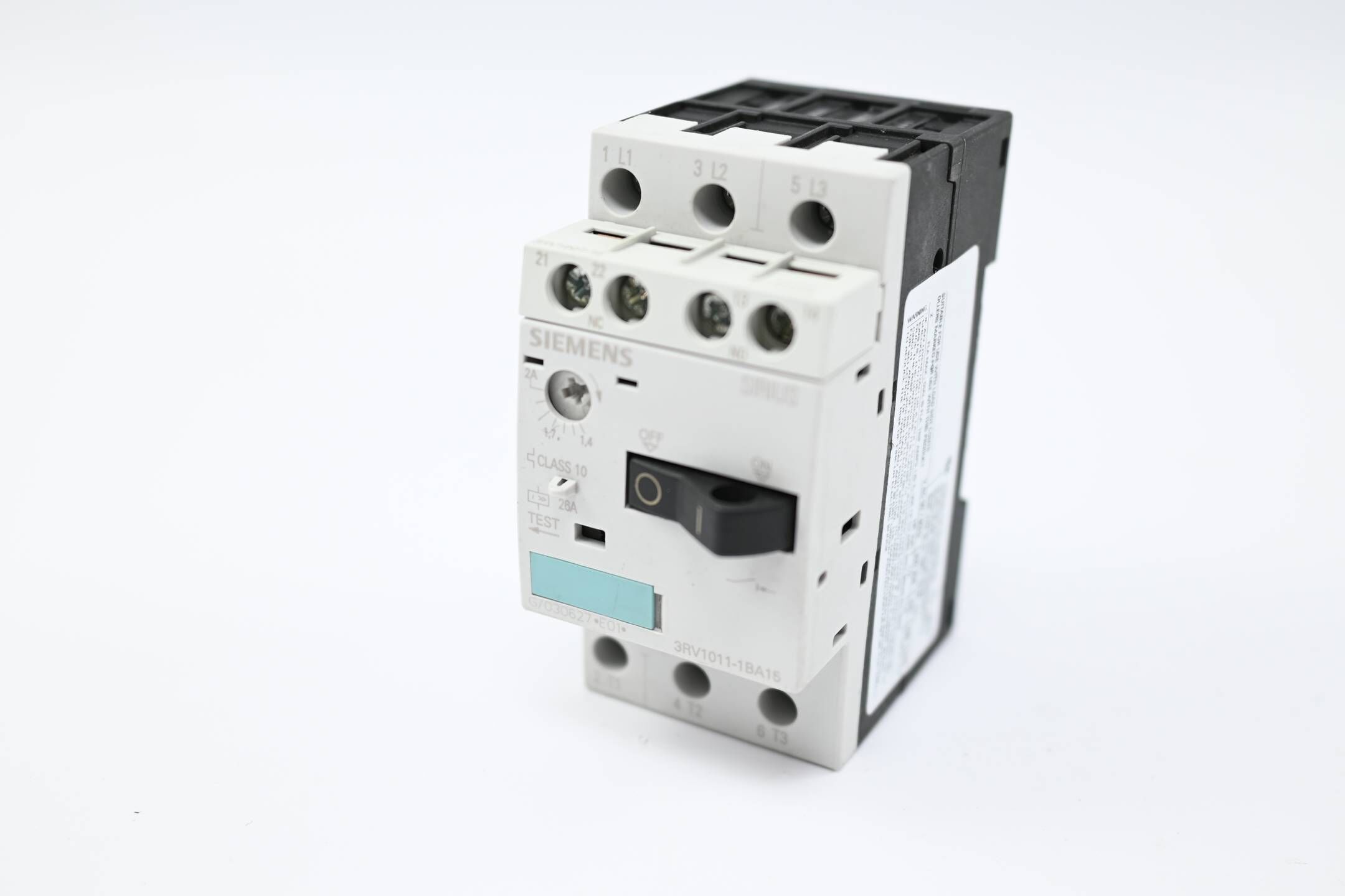 Siemens Leistungsschalter Sirius 3RV1011-1BA15 ( 3RV1 011-1BA15 ) + 3RV1901-E