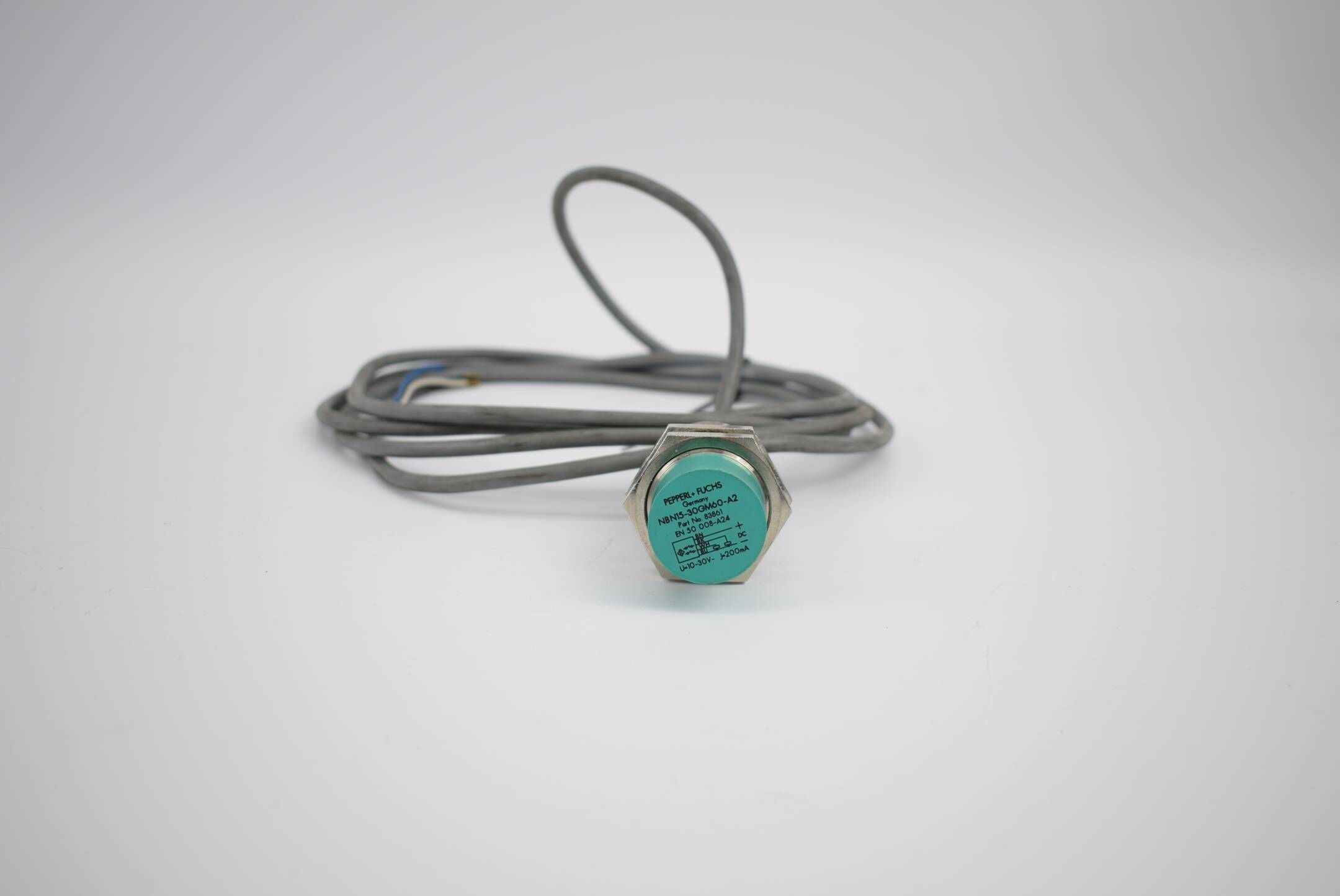 PEPPERL+FUCHS Induktiver Sensor 200Hz 30V 20mA 15mm IP67 ( NBN15-30GM60-A2)