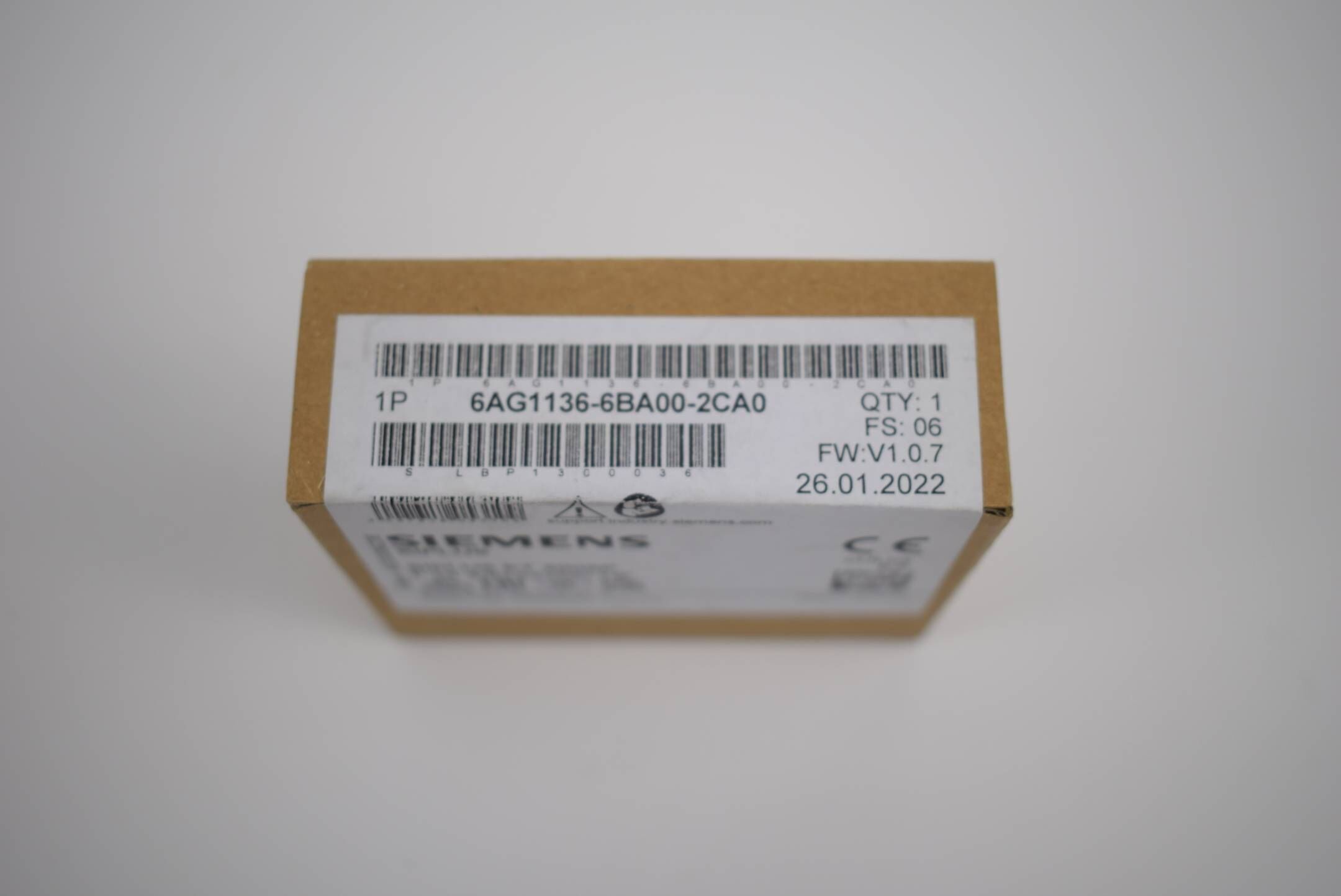 Siemens Simatic ET200SP 6AG1136-6BA00-2CA0 ( 6AG1 136-6BA00-2CA0 ) E06