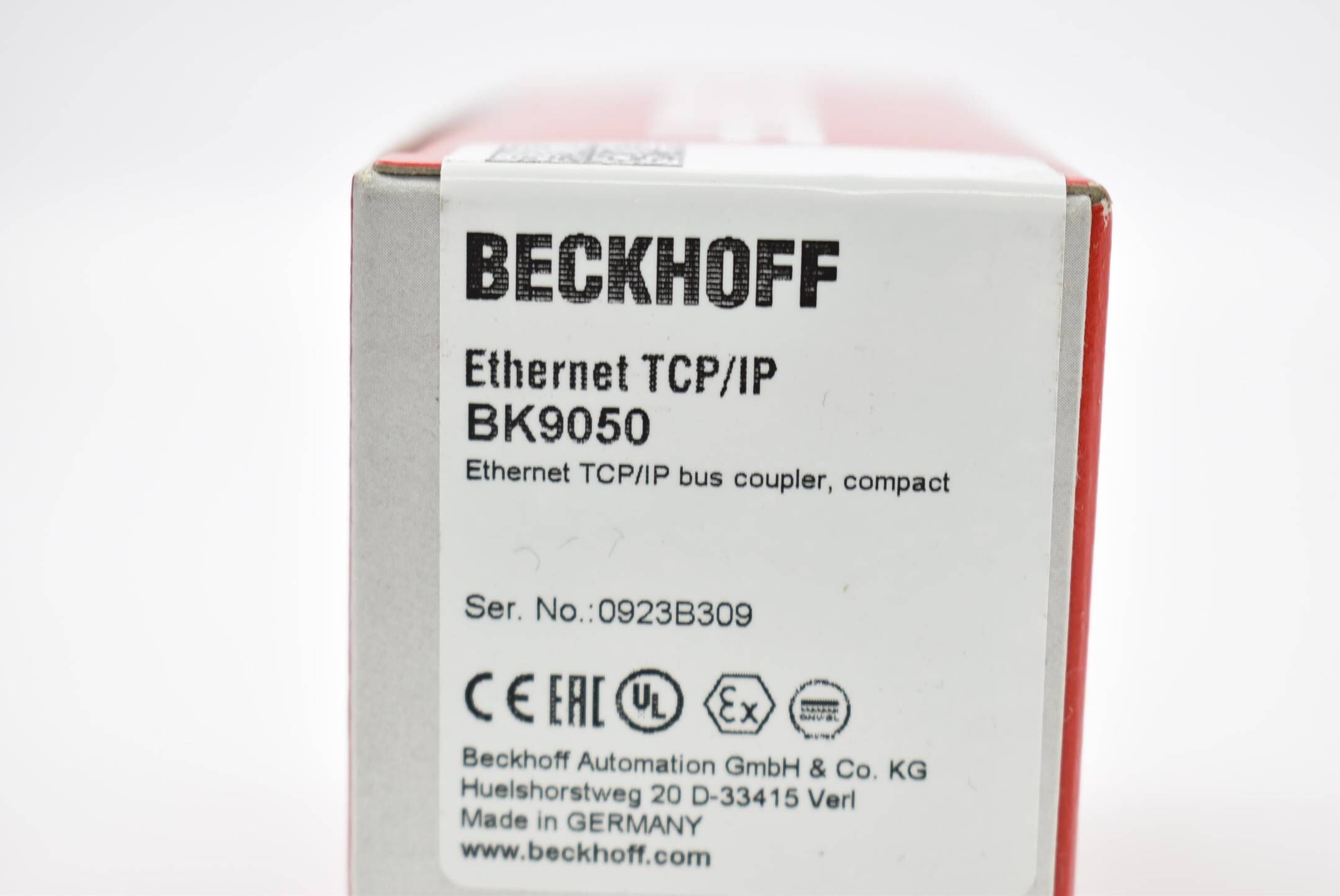 Beckhoff Ethernet-TCP/IP Coupler BK9050 ( BK 9050 )
