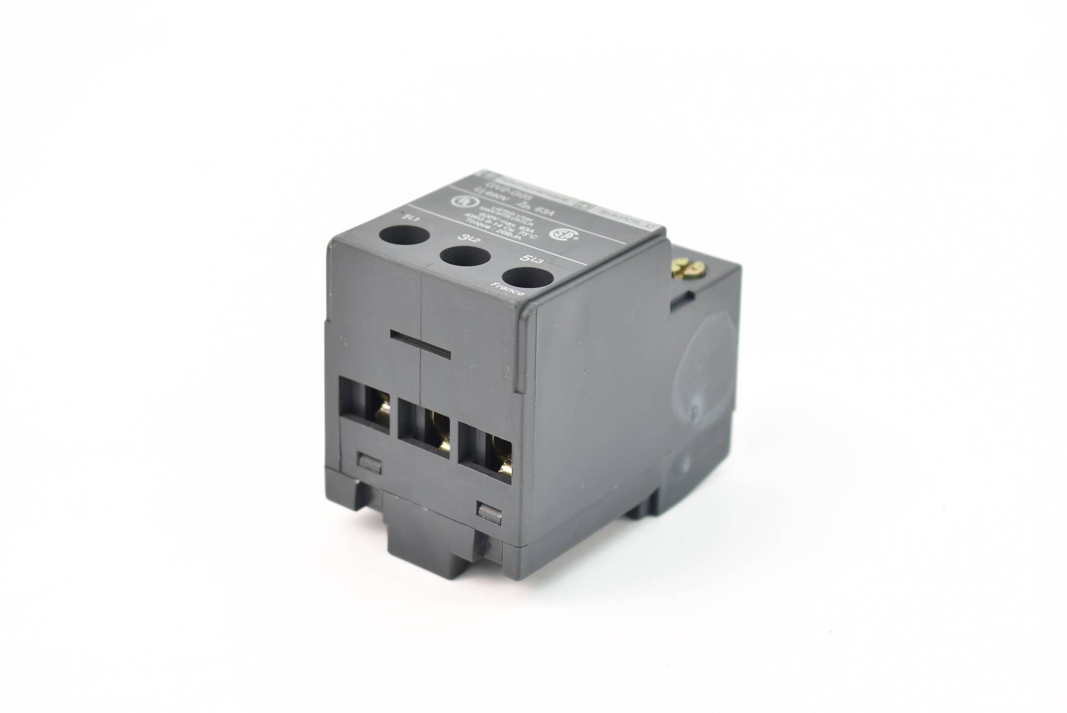 Telemecanique Anschlussblock für Sammelschienen 690V 63A GV2-G05